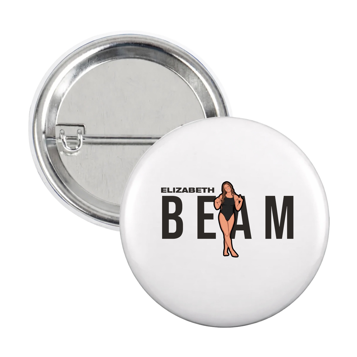 Game Day Button — Player Name in White