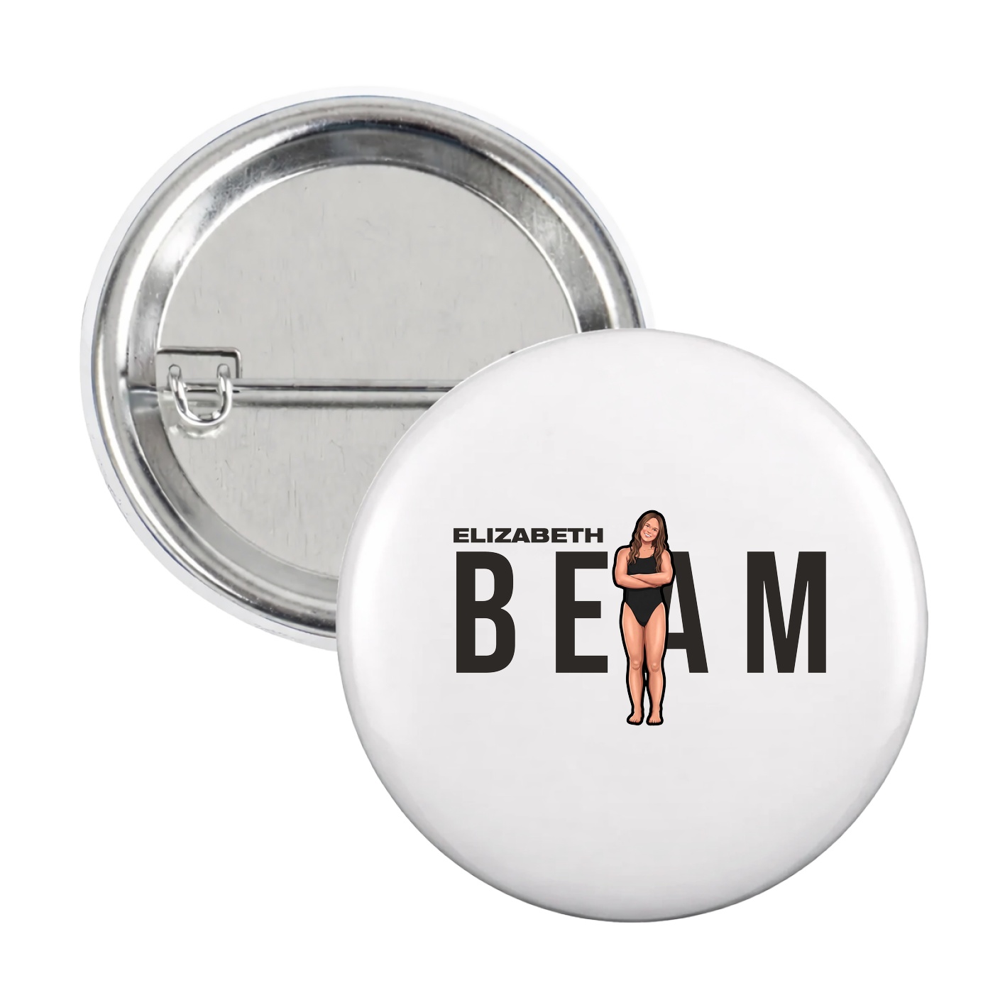 Game Day Button — Player Name in White