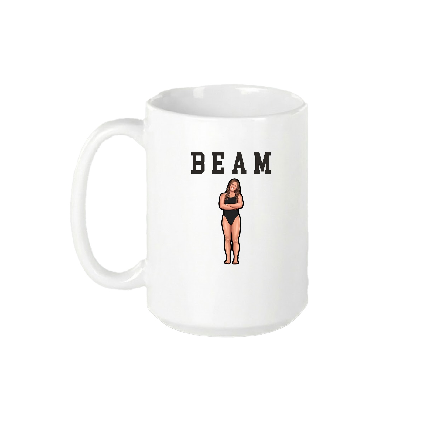 15oz Coffee Mug — Shirsey in White