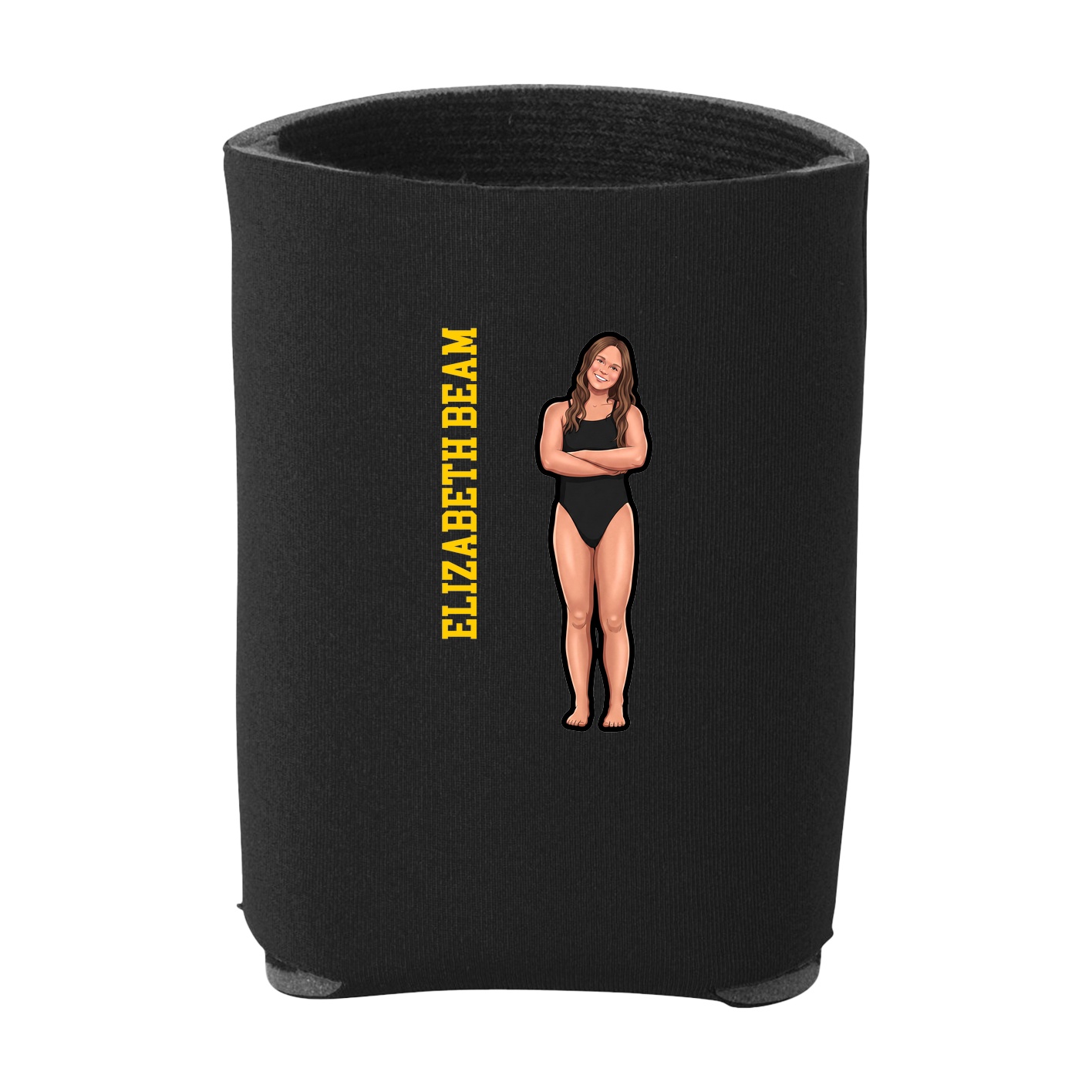 Can Holder — Name Vertical in Black