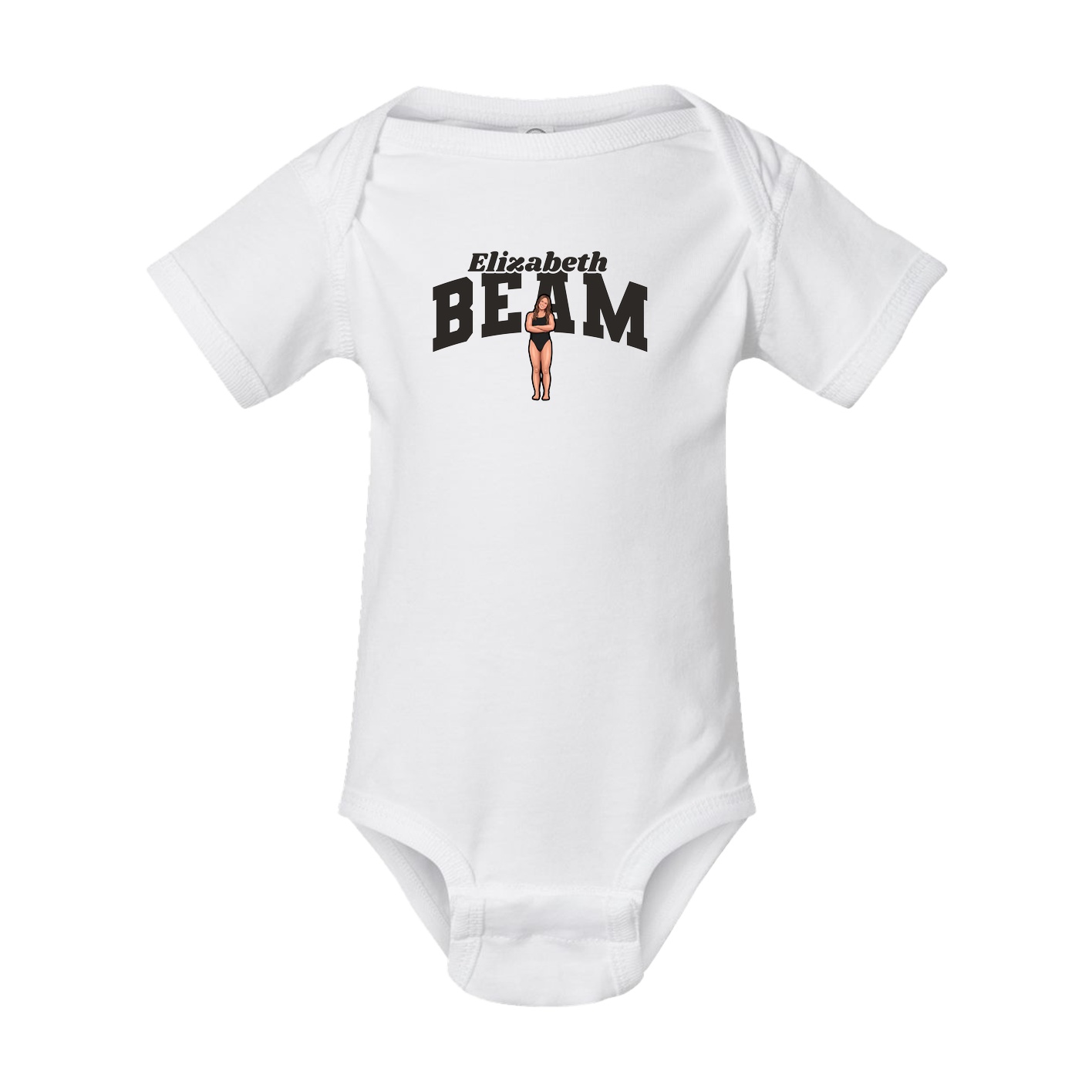 Baby Onesie — Signature Arch in White