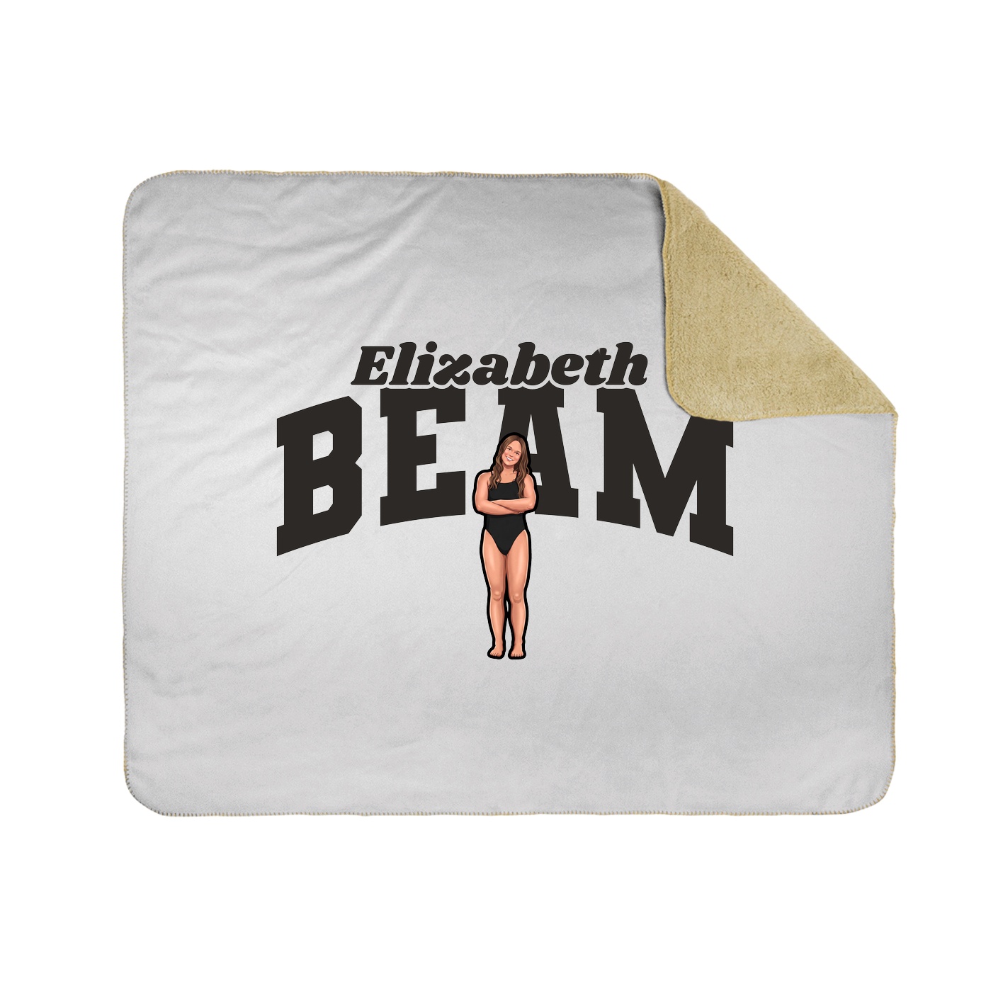 Throw Blanket — Signature Arch in White