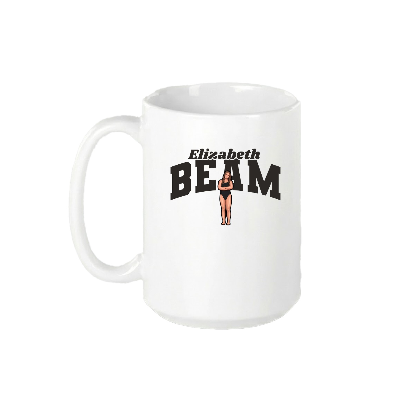 15oz Coffee Mug — Signature Arch in White