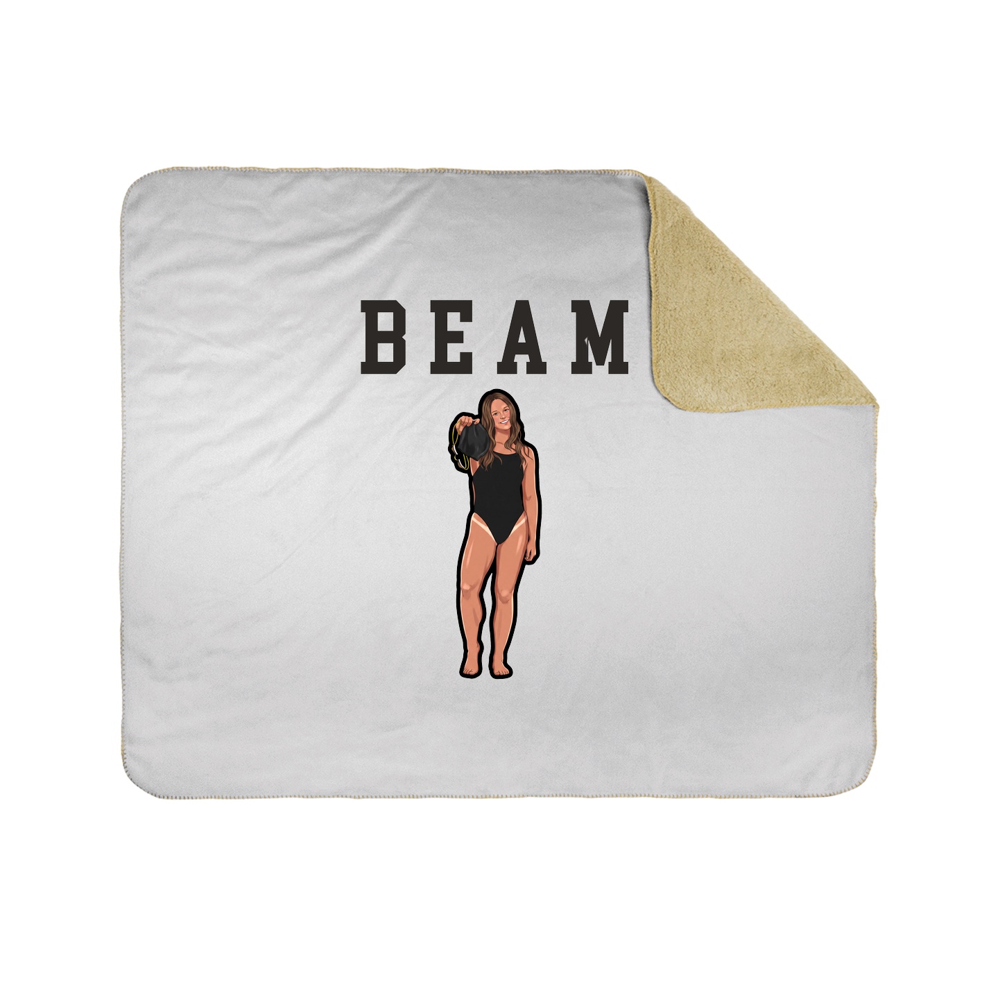 Throw Blanket — Shirsey in White