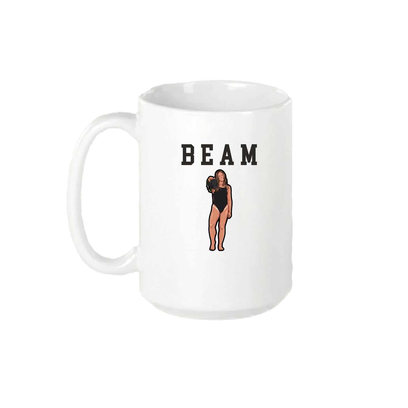 15oz Coffee Mug — Shirsey in White