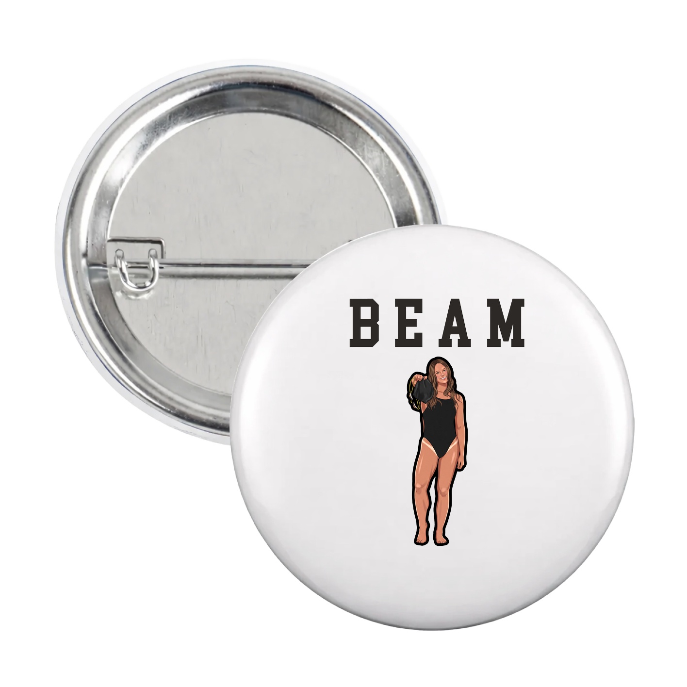 Game Day Button — Shirsey in White