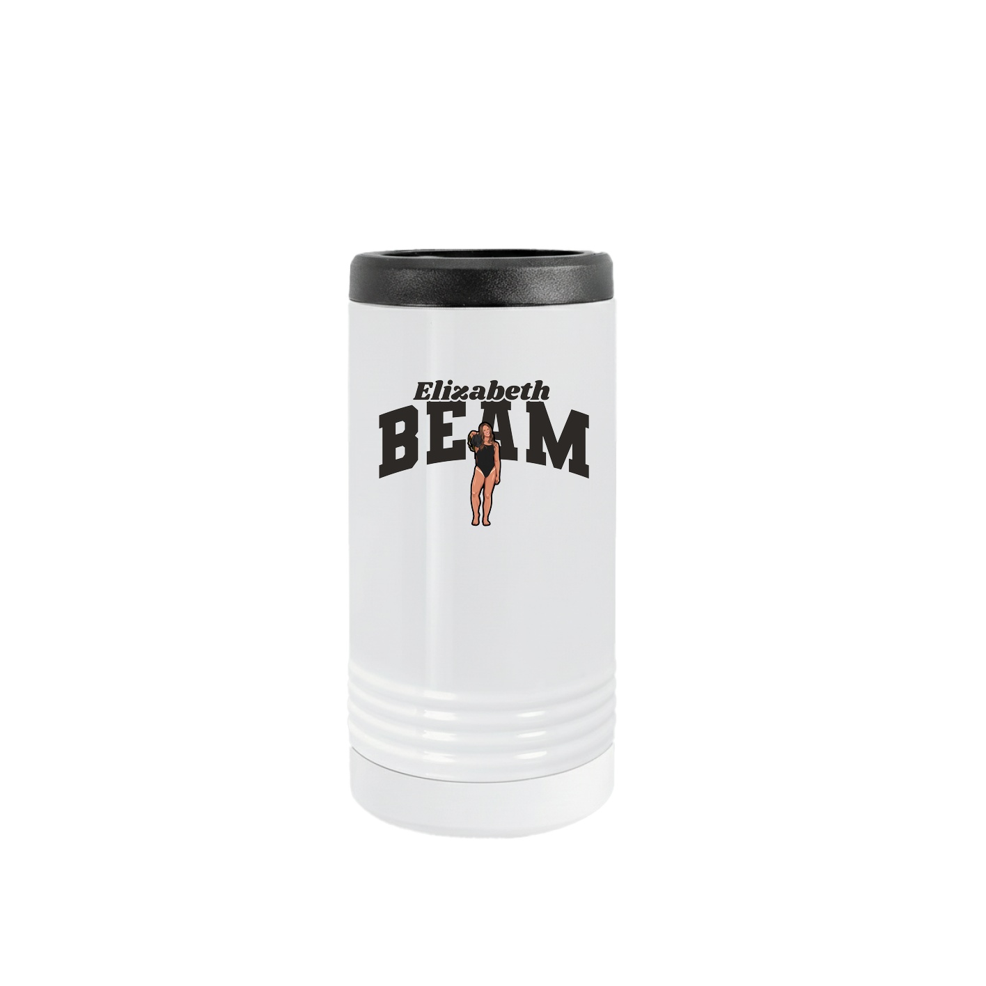 Slim Beverage Holder — Signature Arch in White