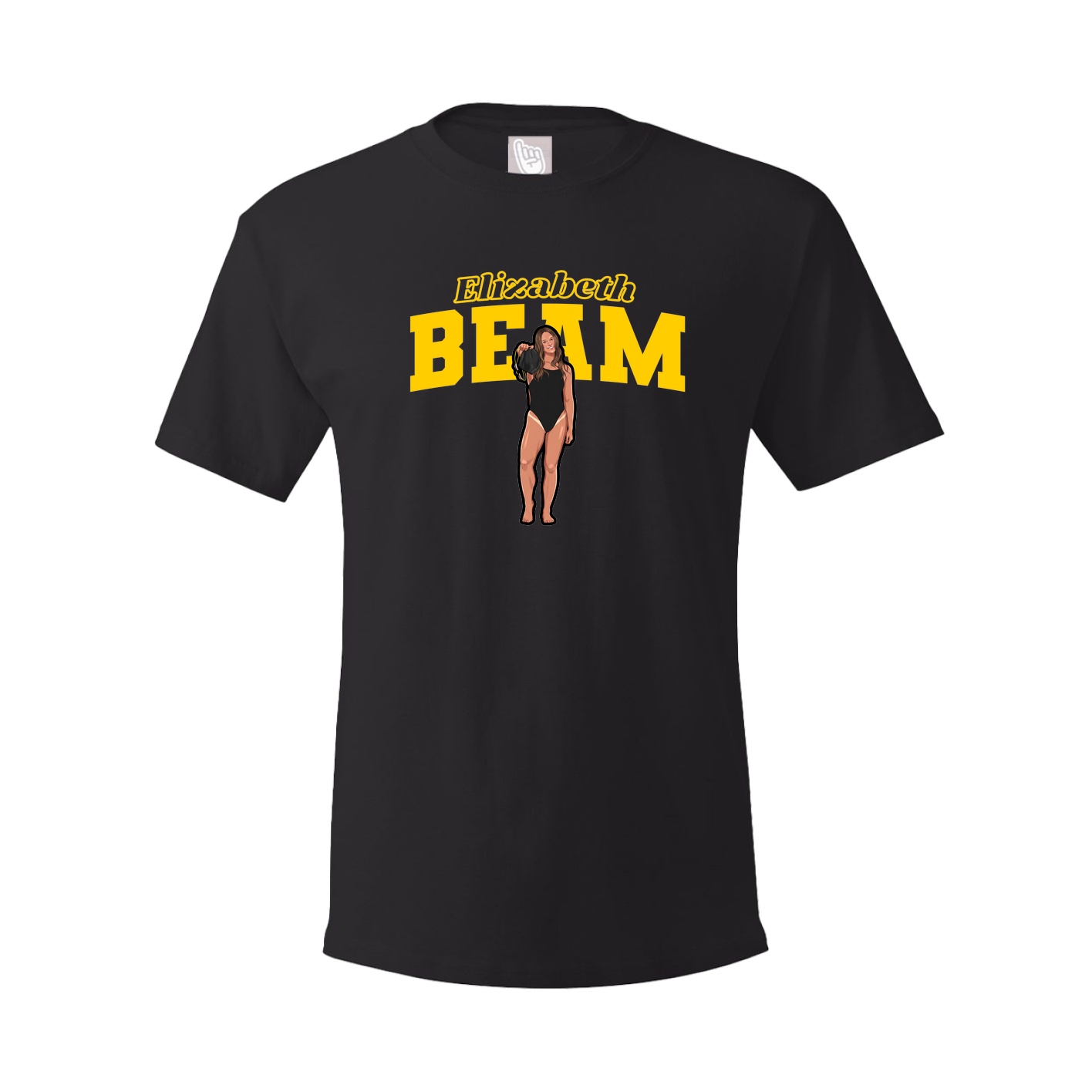 Youth Tee — Name Arch in Black
