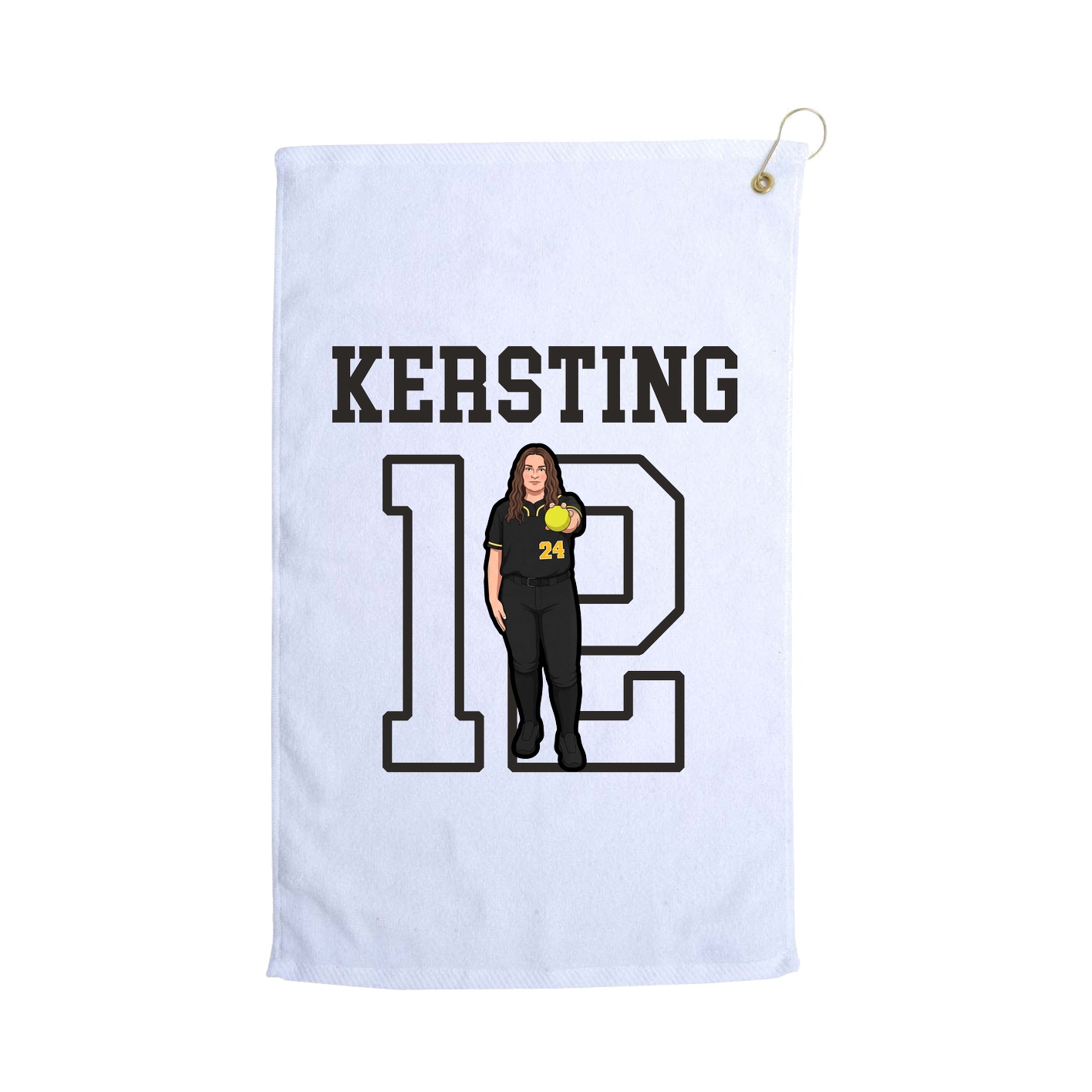 Golf Towel — Shirsey in White