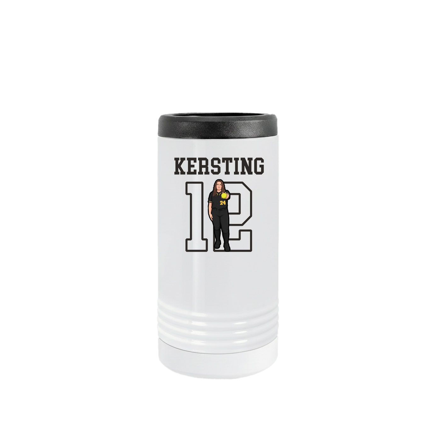 Slim Beverage Holder — Shirsey in White