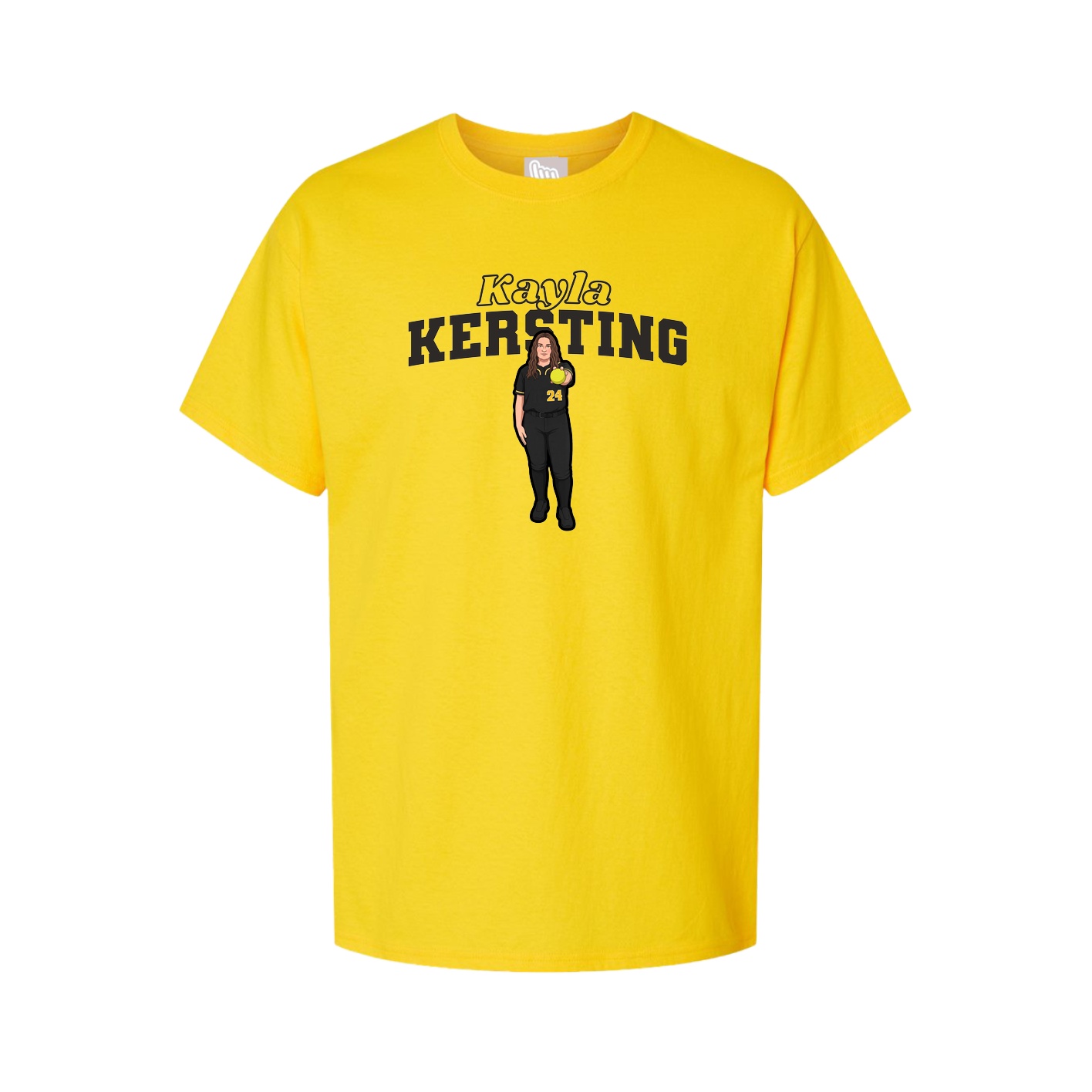 Tee — Name Arch in Gold