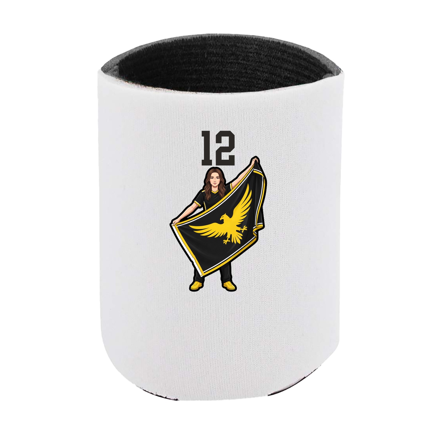 Can Holder — Number Top in White