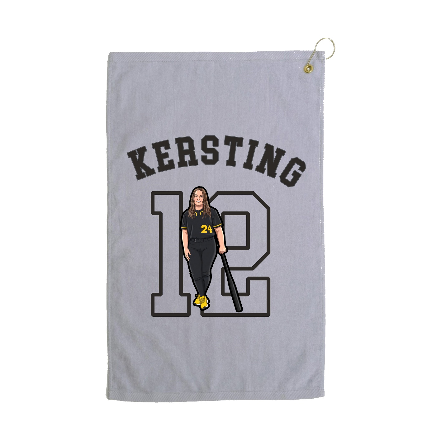 Golf Towel — Shirsey Arch in Grey