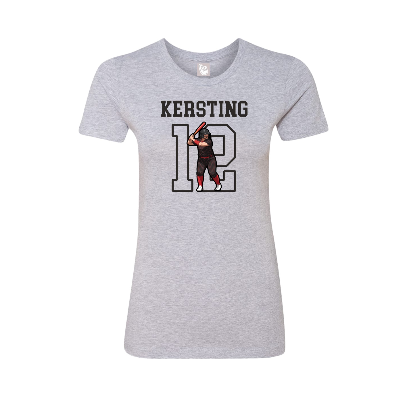 Fitted Women's Tee — Shirsey in Grey