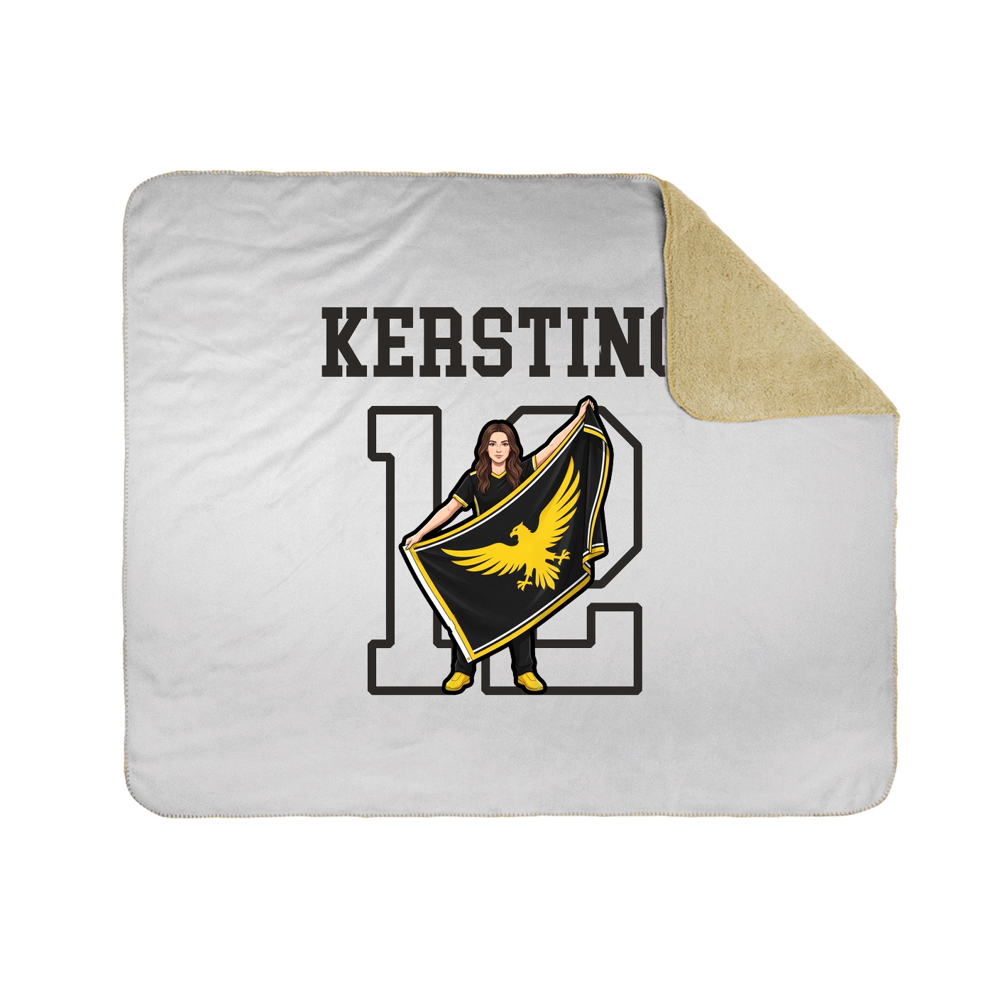 Throw Blanket — Shirsey in White
