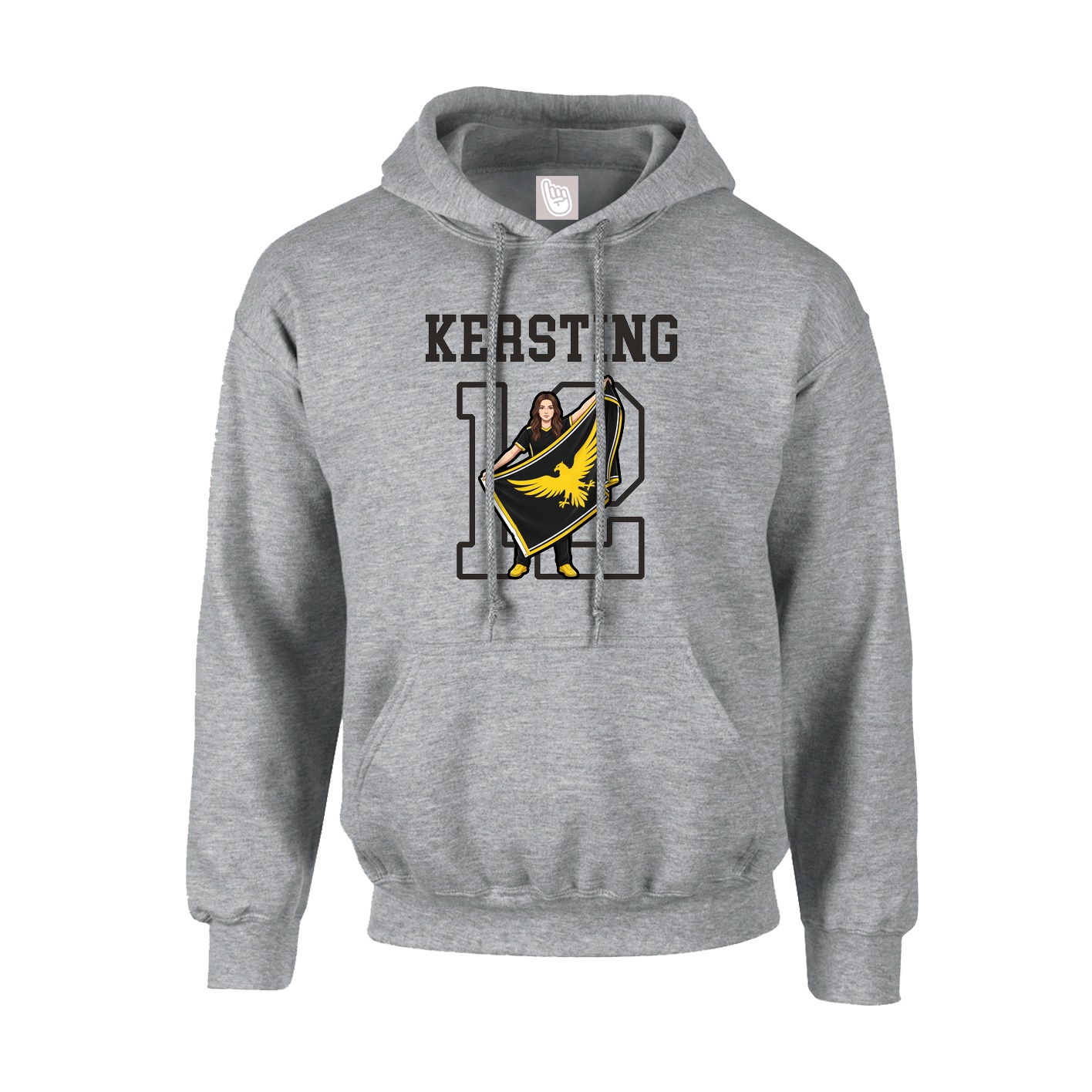 Youth Hoodie — Shirsey in Grey
