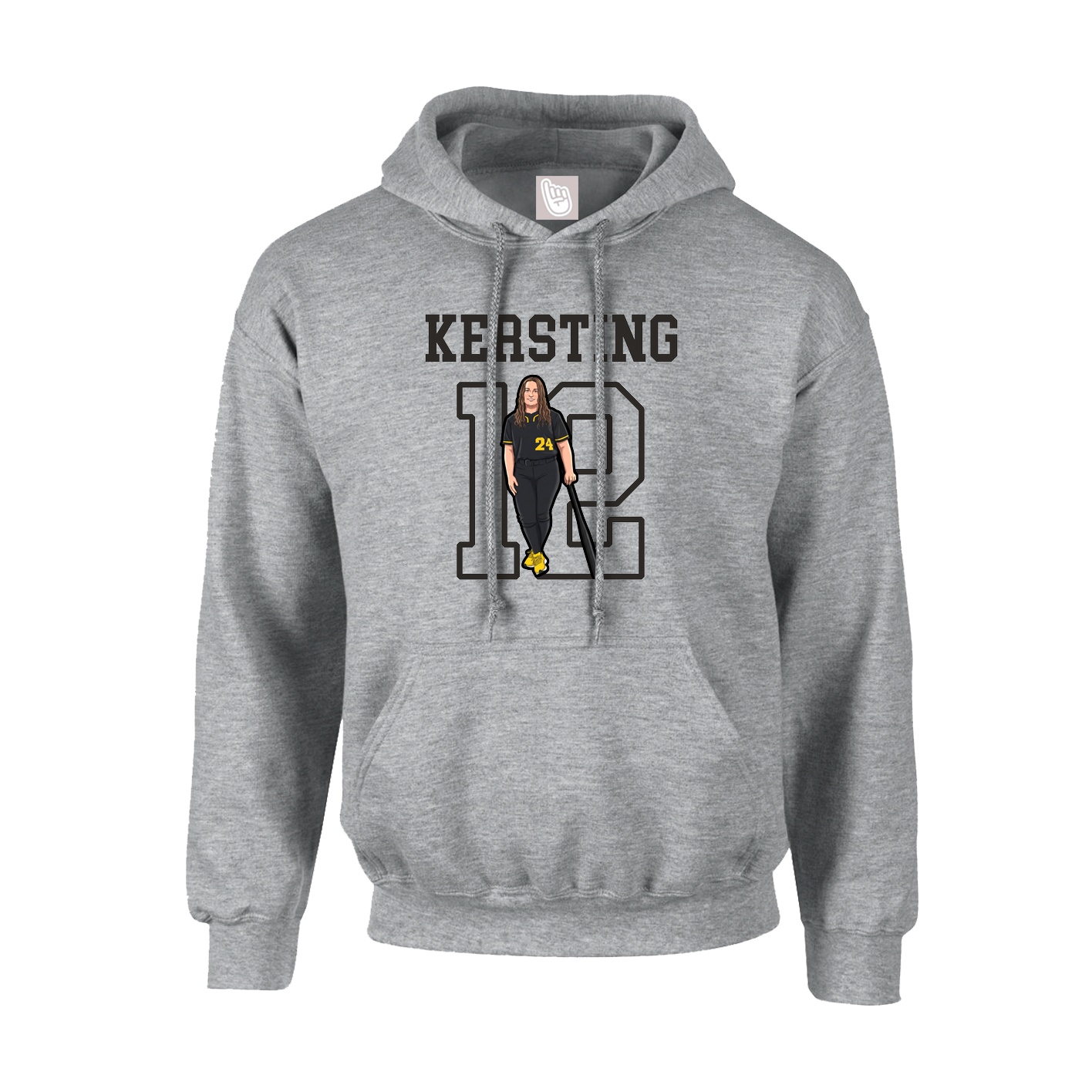 Hoodie — Shirsey in Grey