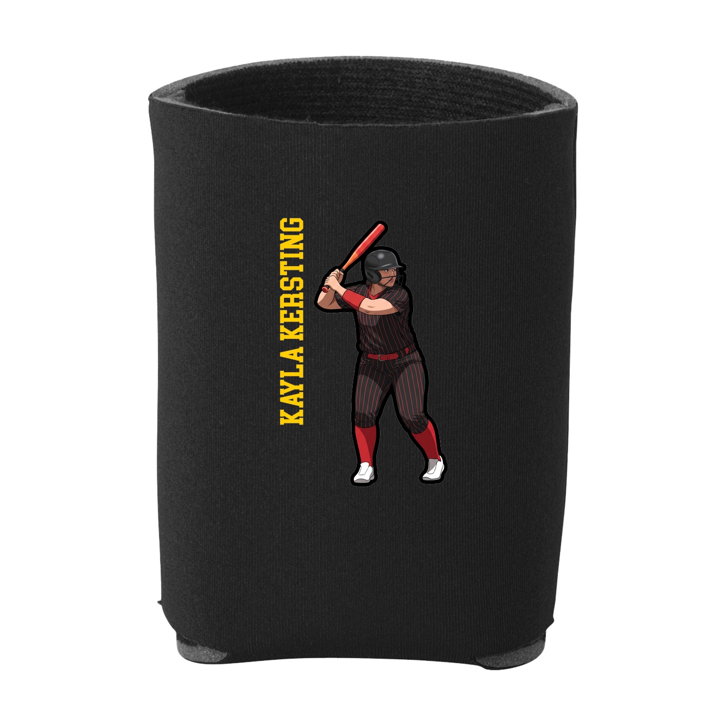 Can Holder — Name Vertical in Black
