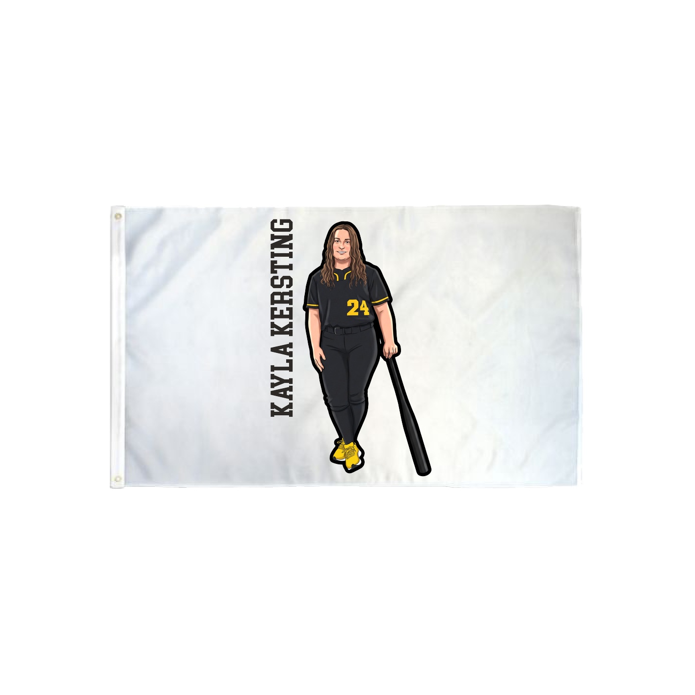 3x5 Flag — Name Vertical in Classic