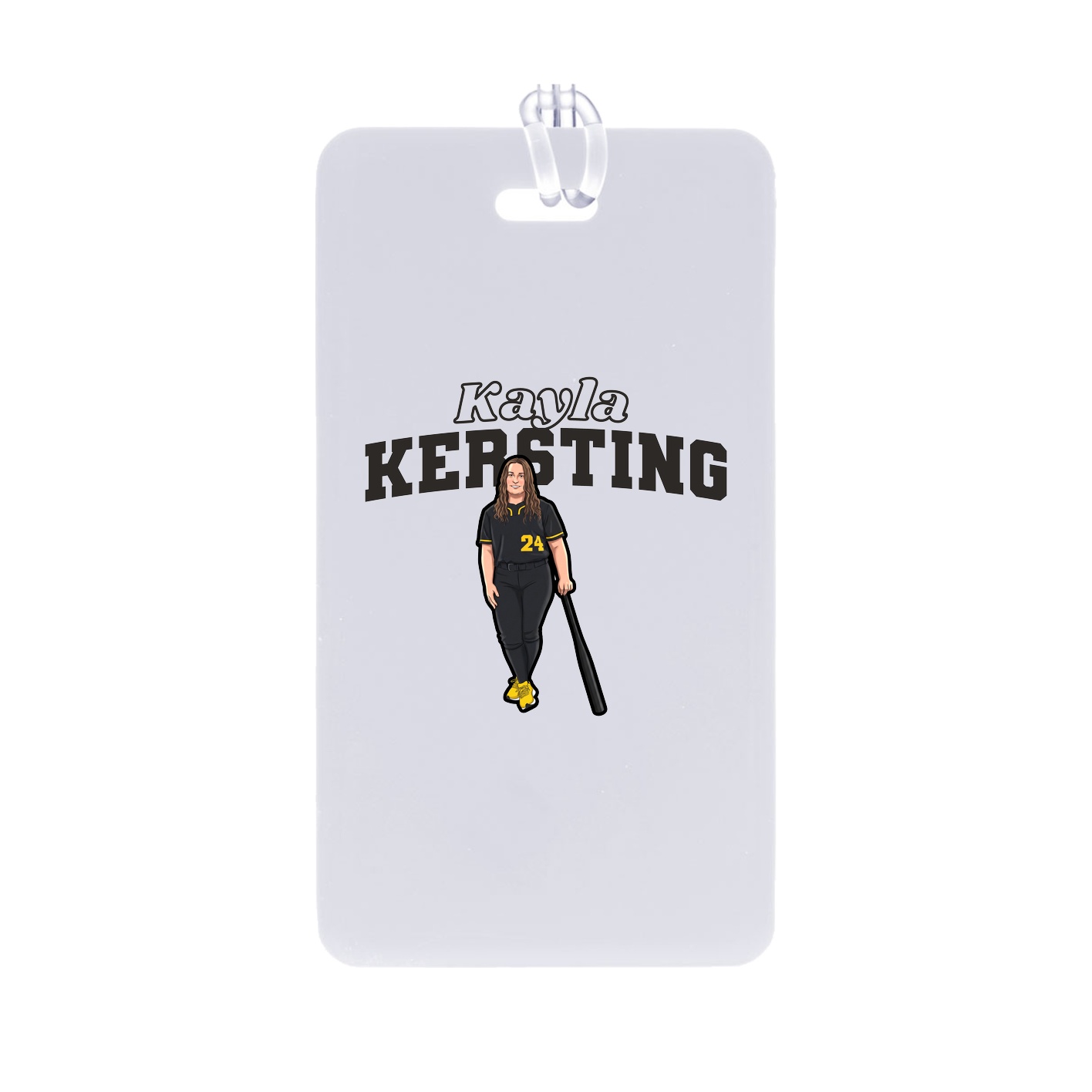Bag Tag — Name Arch in Classic