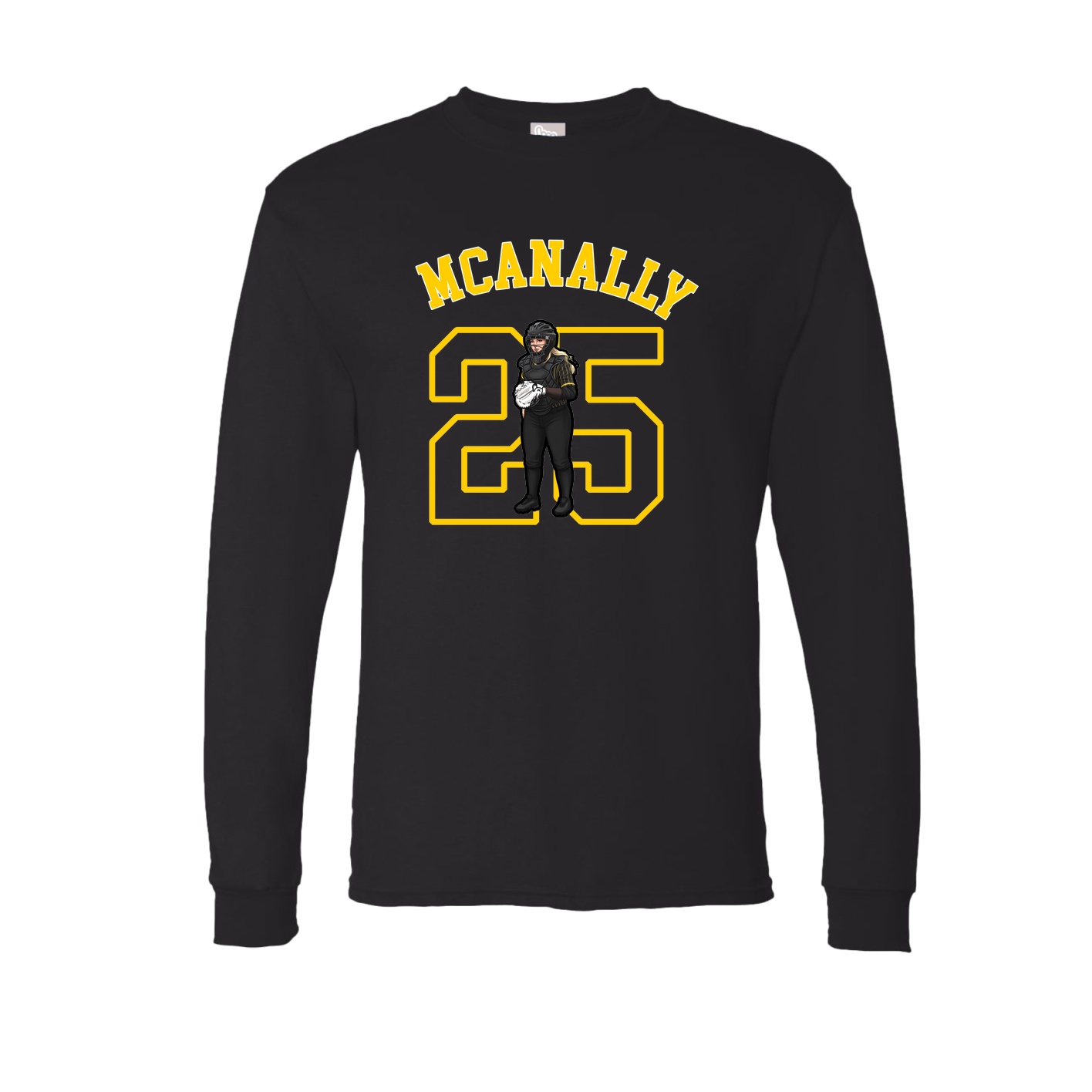 Long Sleeve Tee — Shirsey Arch in Black