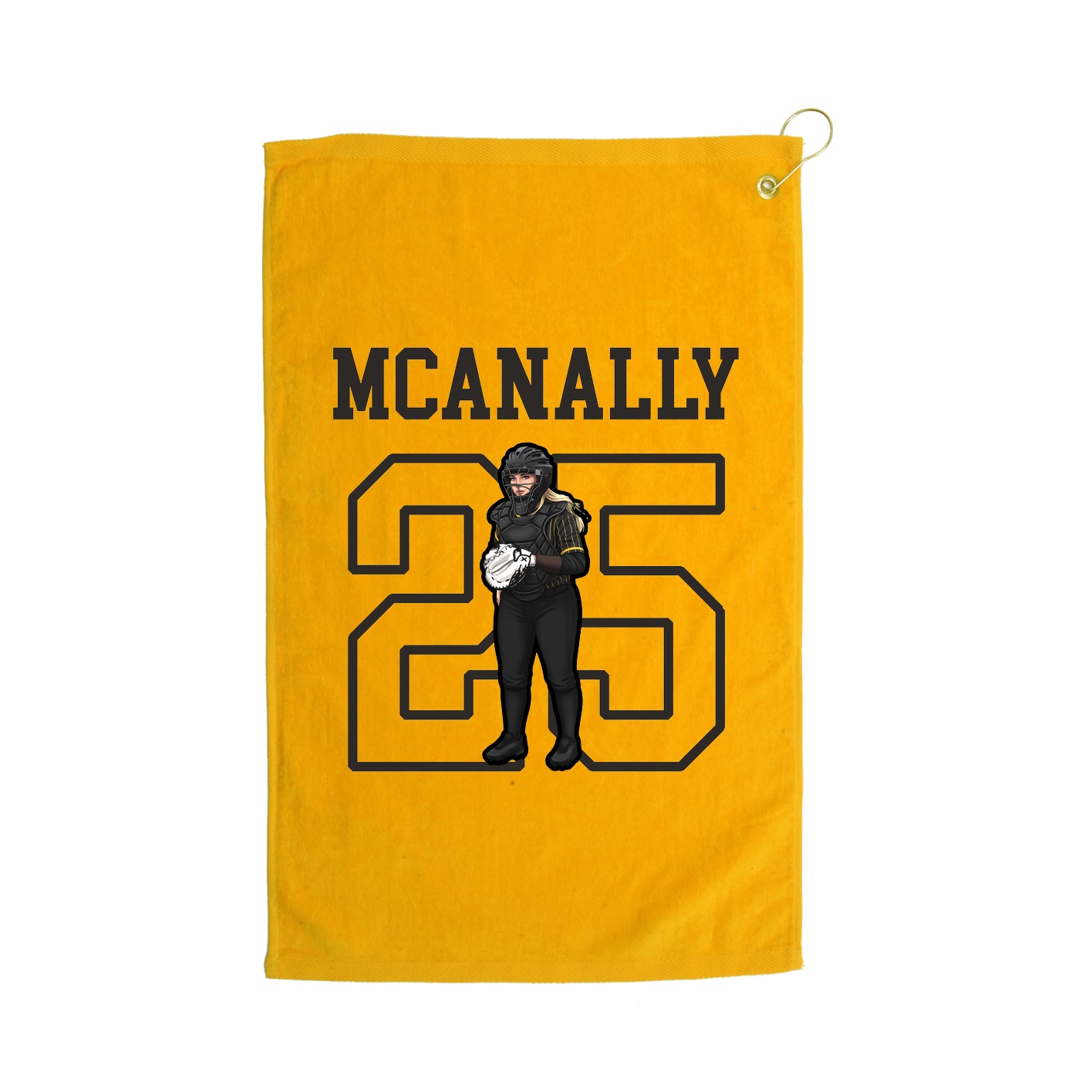Golf Towel — Shirsey in Gold