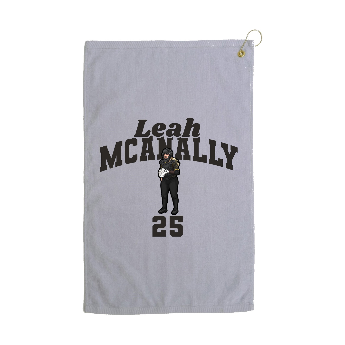 Golf Towel — Signature Arch in Grey