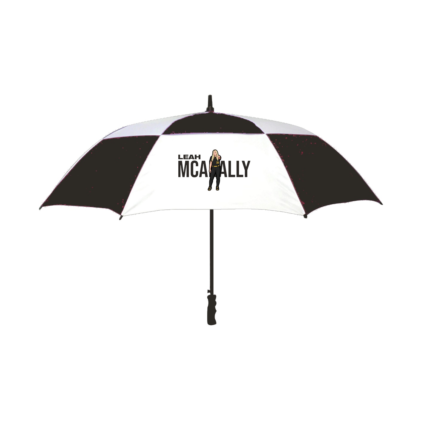 Golf Umbrella — Player Name in Black