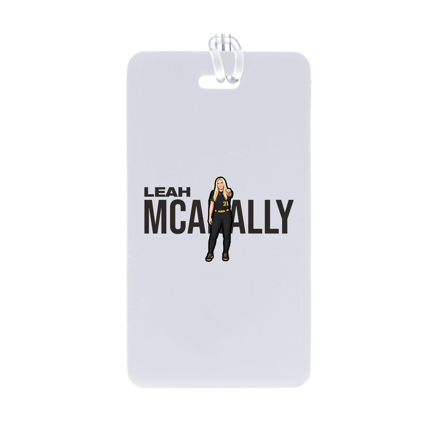 Bag Tag — Player Name in Classic