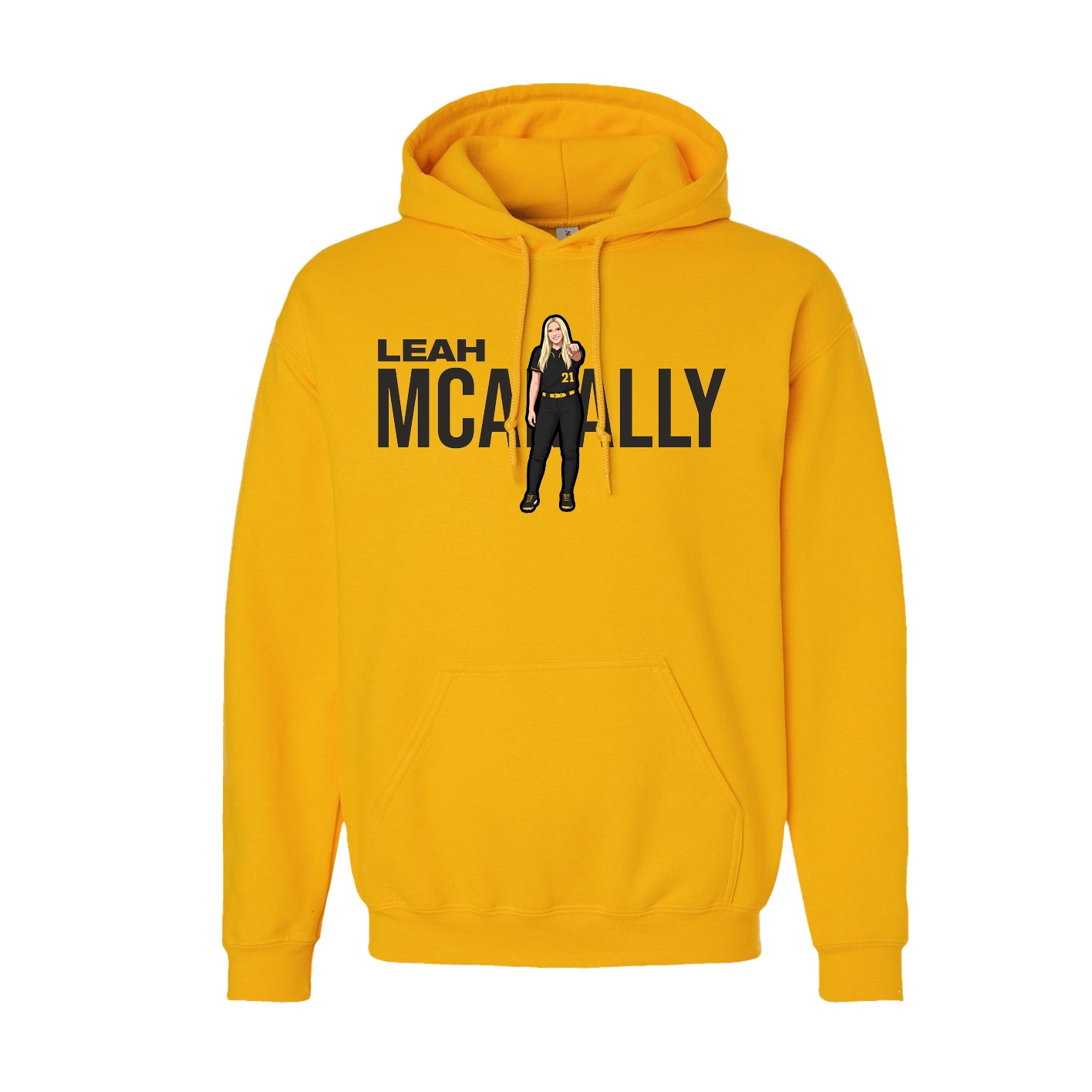 Hoodie — Player Name in Gold