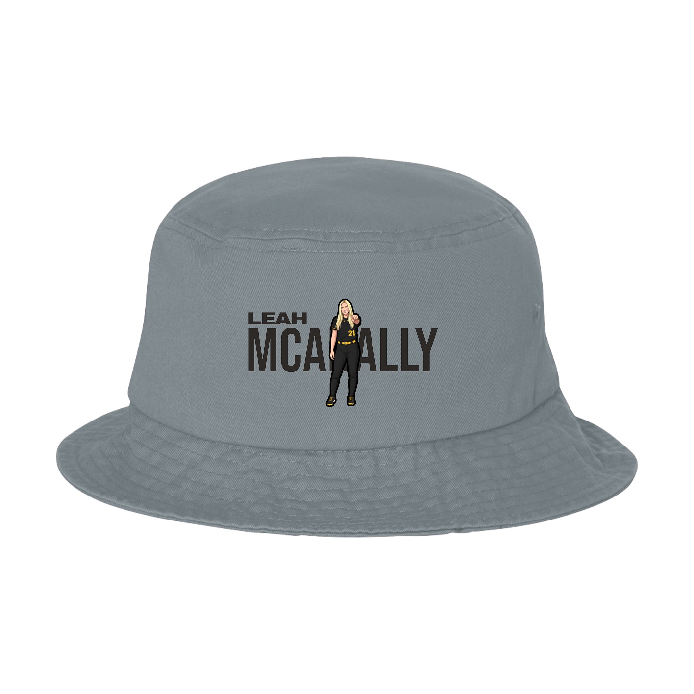 Bucket Cap — Player Name in Grey