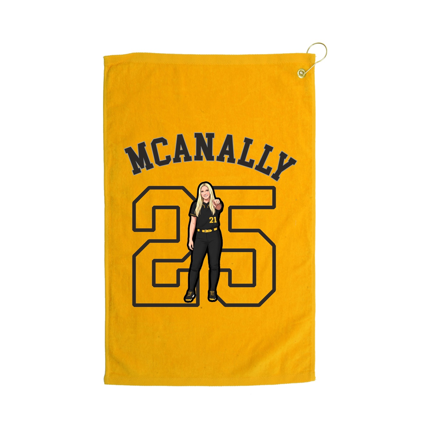 Golf Towel — Shirsey Arch in Gold