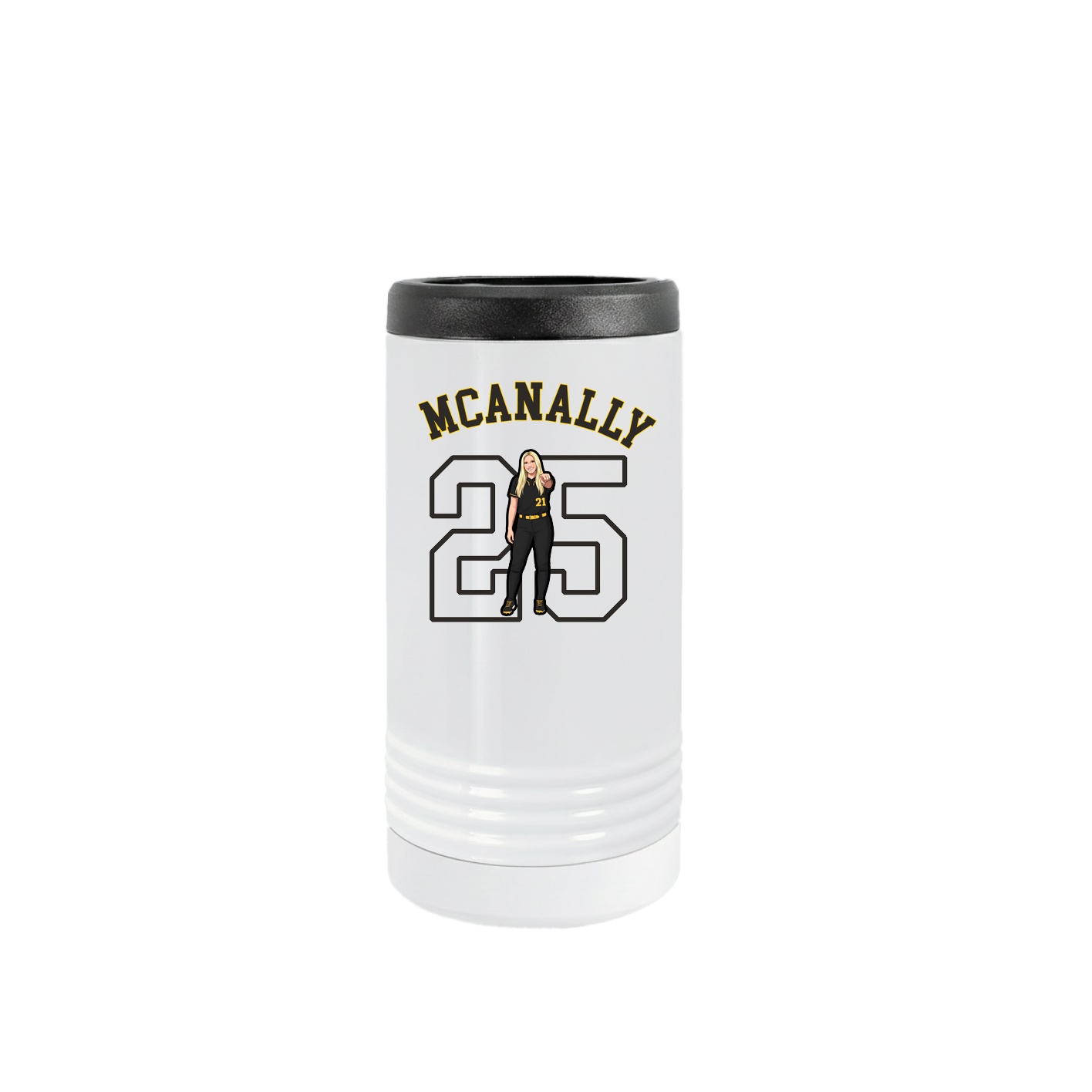 Slim Beverage Holder — Shirsey Arch in White