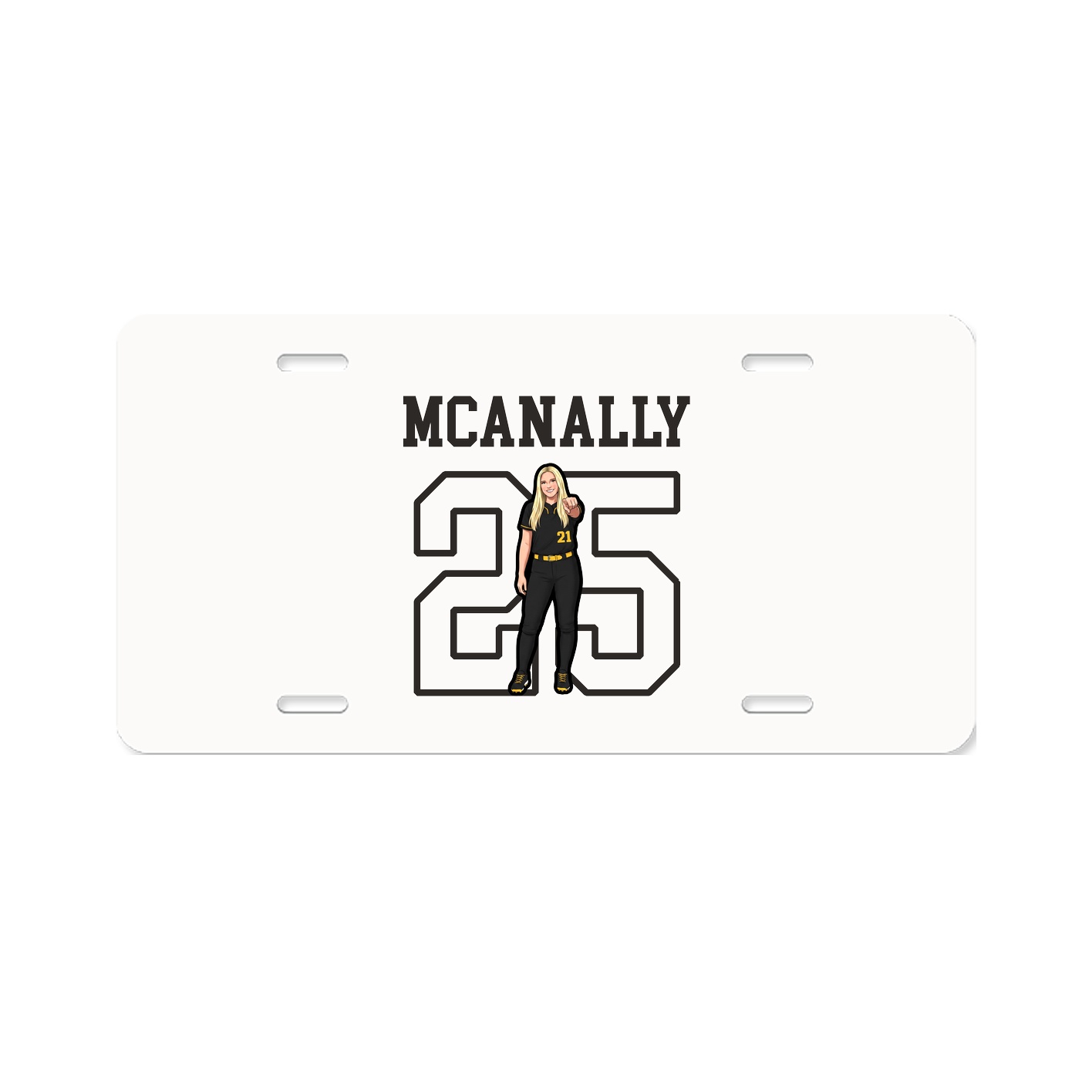 License Plate — Shirsey in Classic