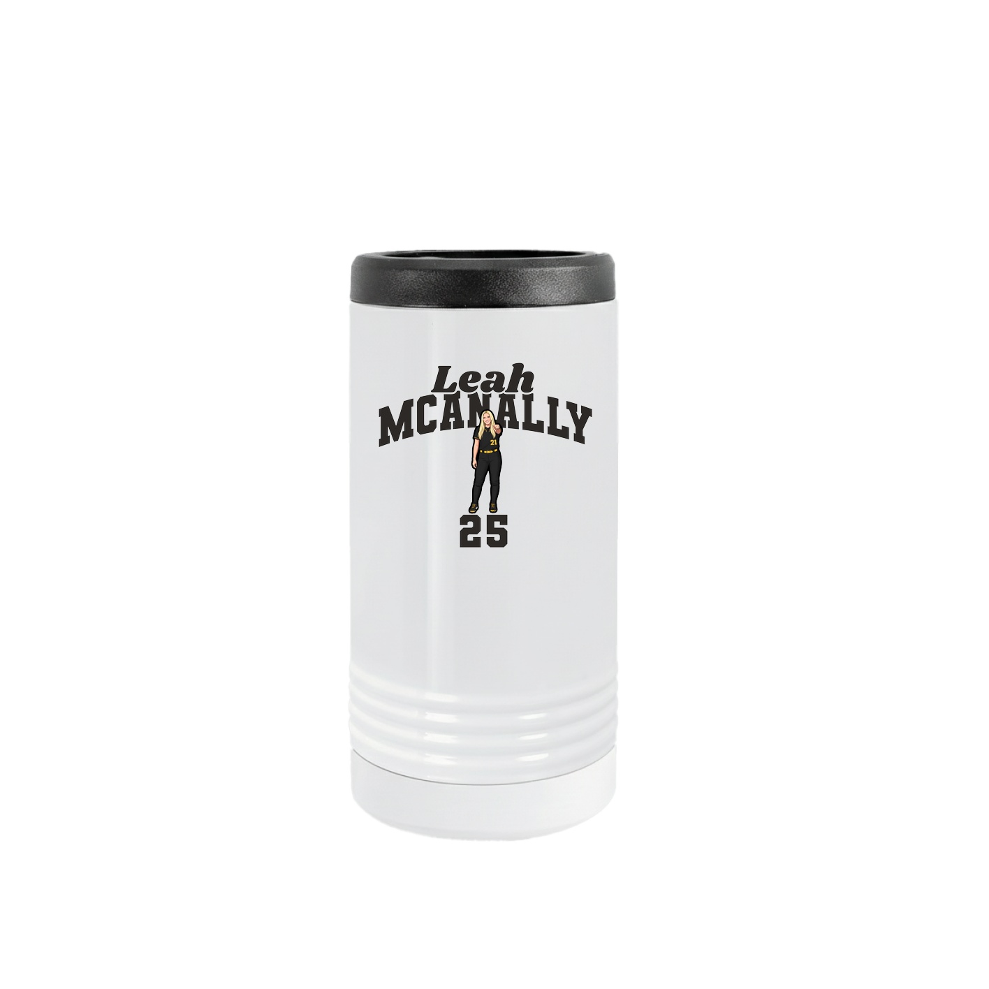 Slim Beverage Holder — Signature Arch in White