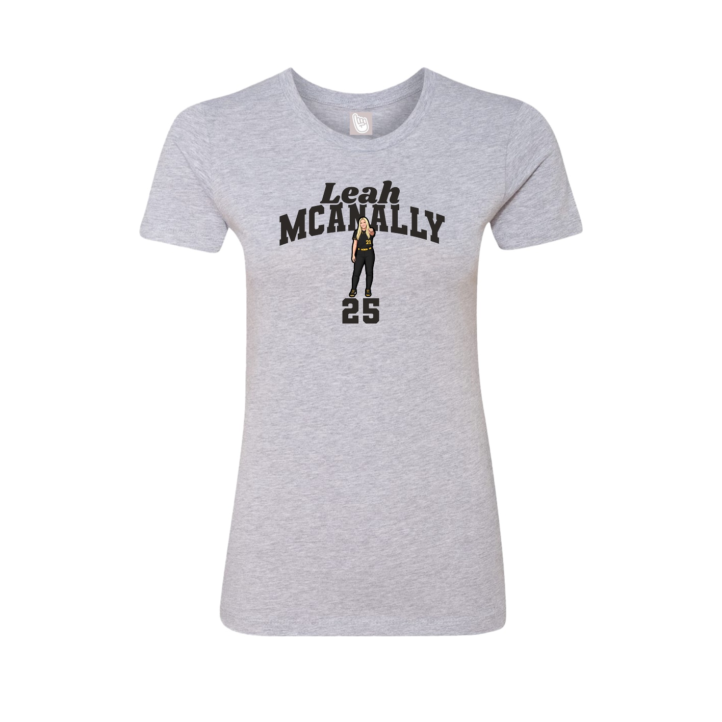 Womens Tee — Signature Arch in Grey