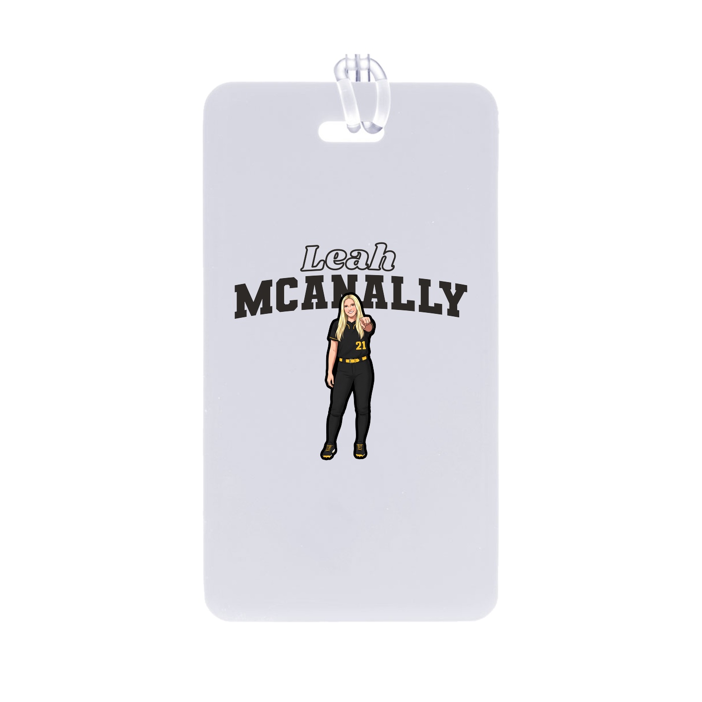 Bag Tag — Name Arch in Classic