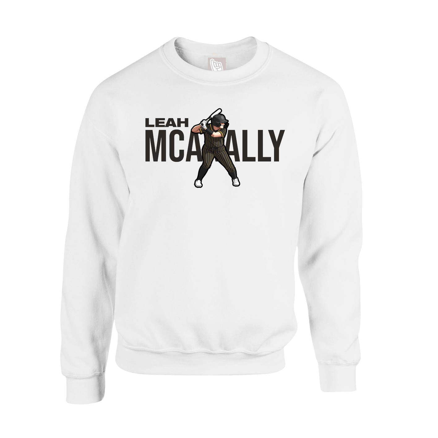 Fleece Crew — Player Name in White