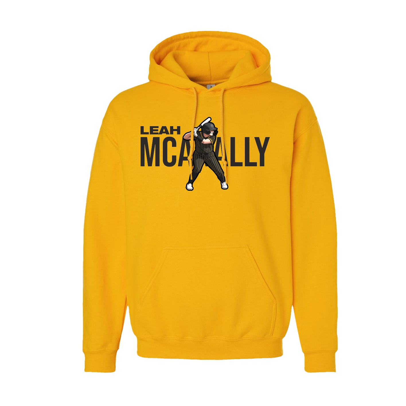 Youth Hoodie — Player Name in Gold