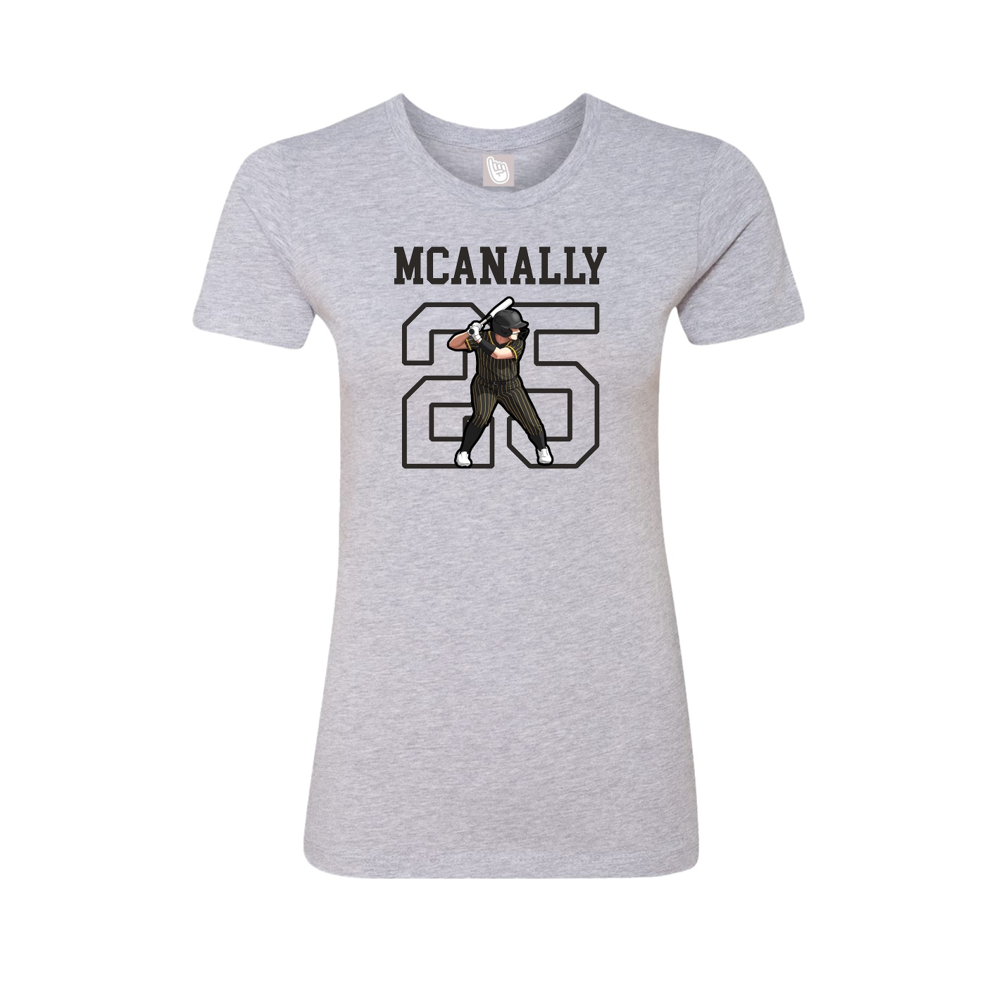 Fitted Women's Tee — Shirsey in Grey
