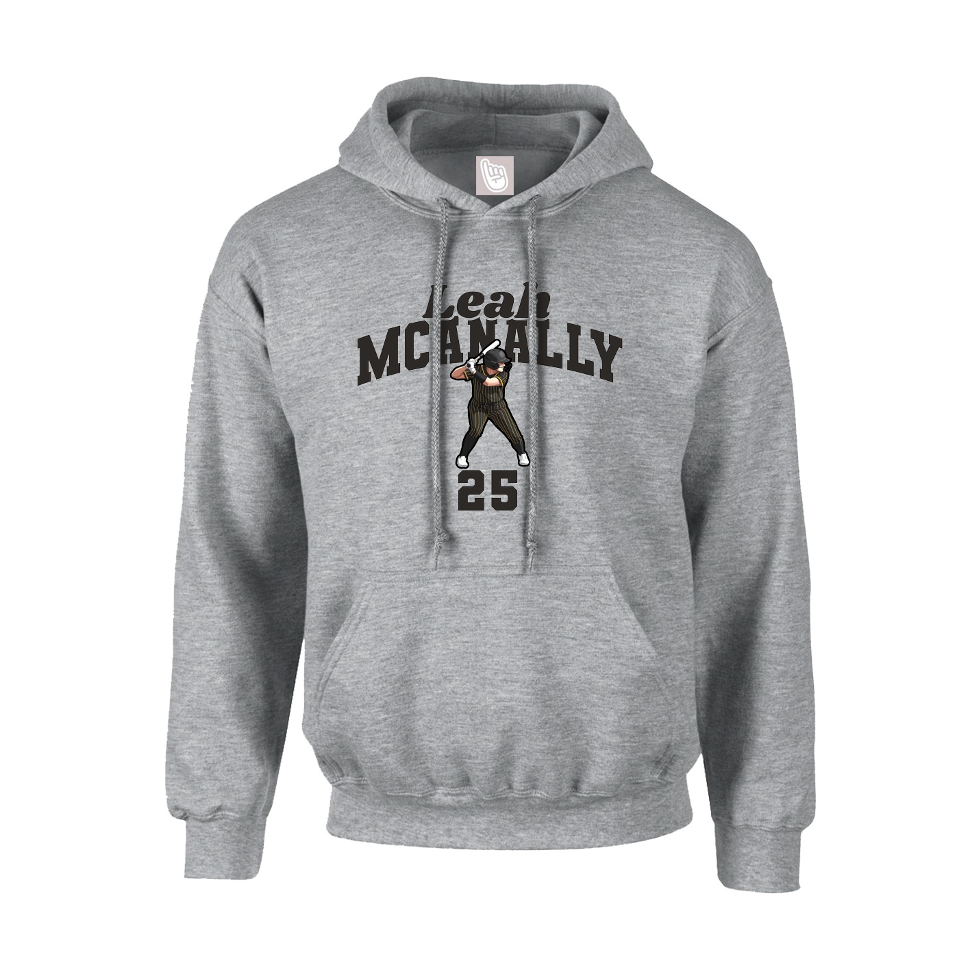 Hoodie — Signature Arch in Grey