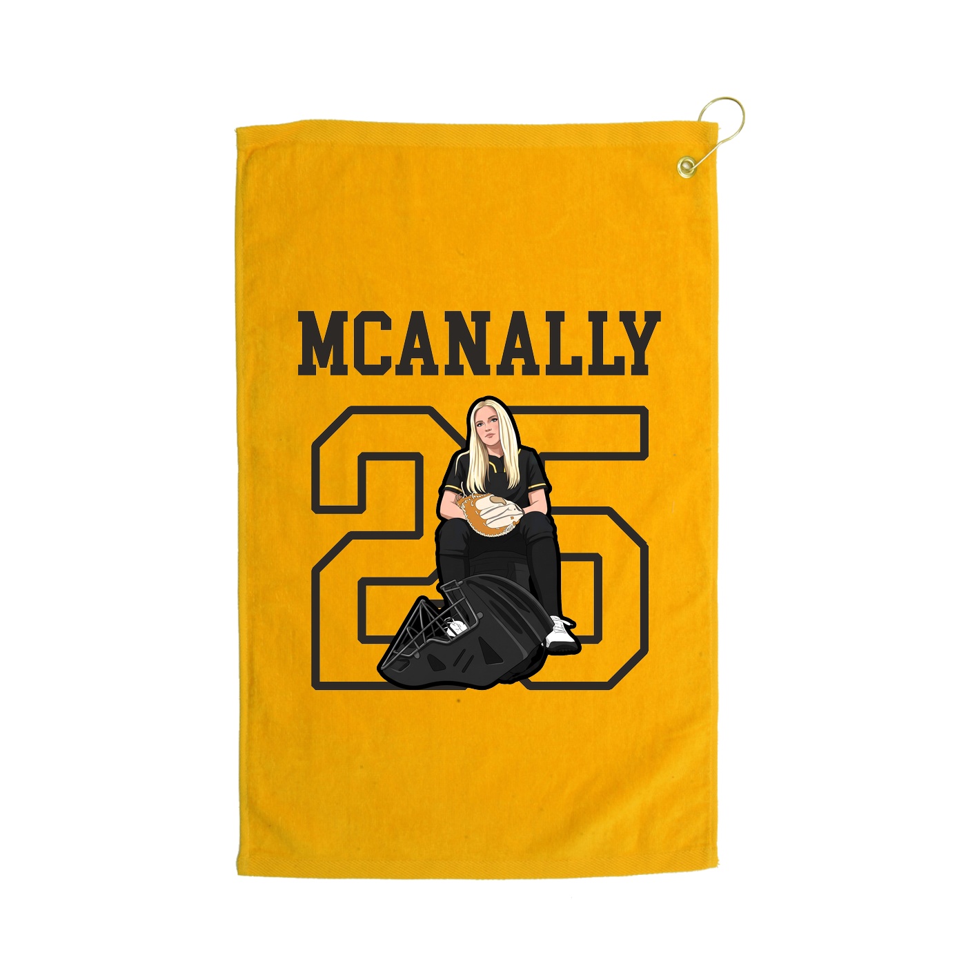 Golf Towel — Shirsey in Gold