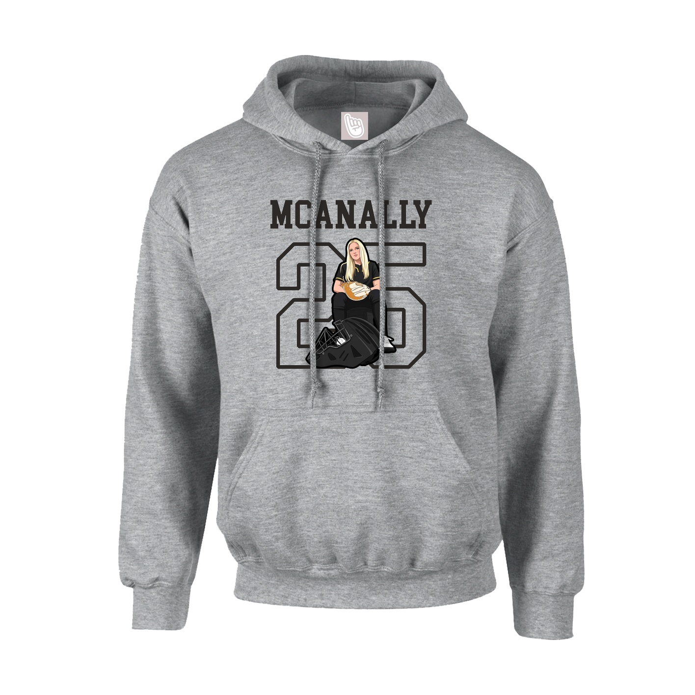 Hoodie — Shirsey in Grey