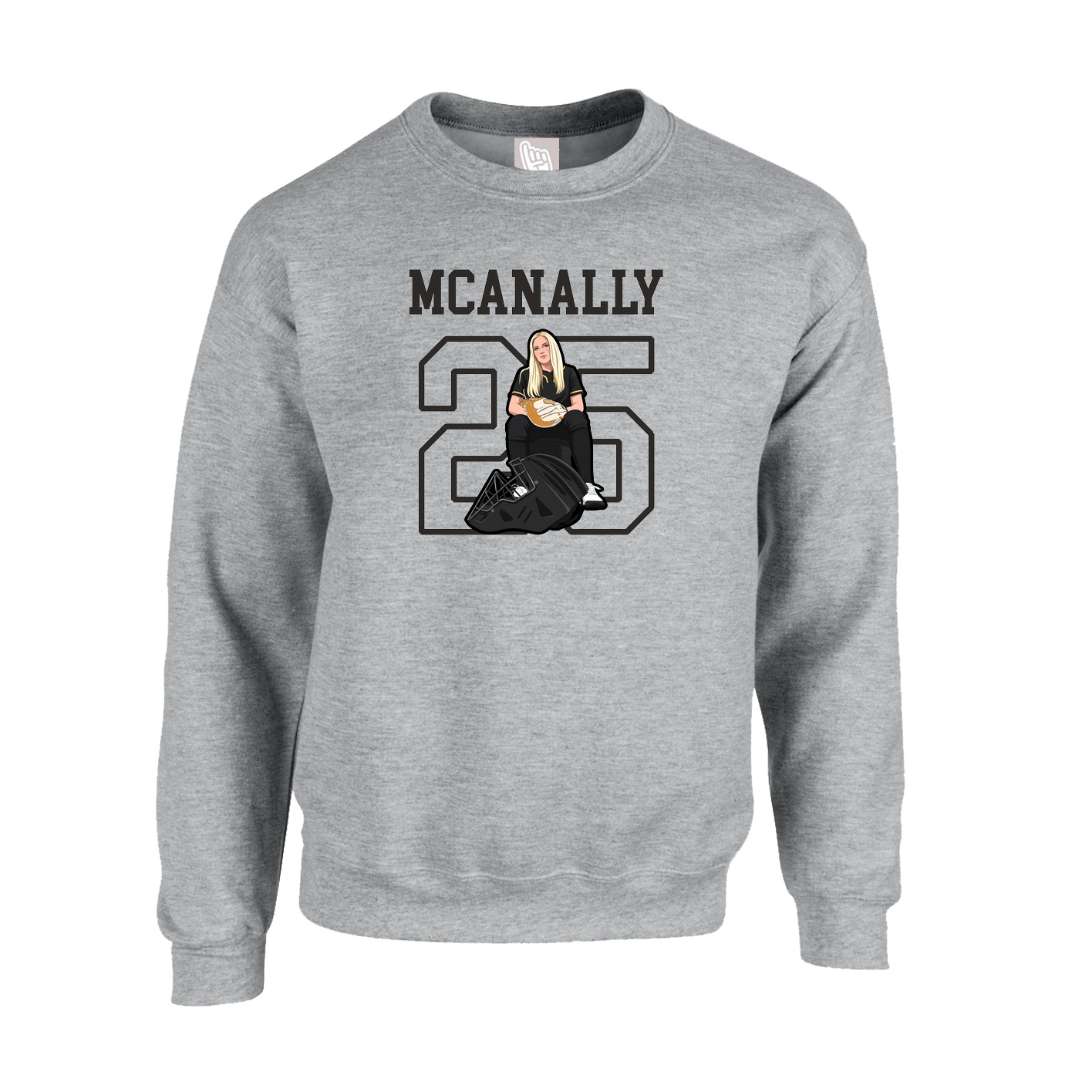 Fleece Crew — Shirsey in Grey