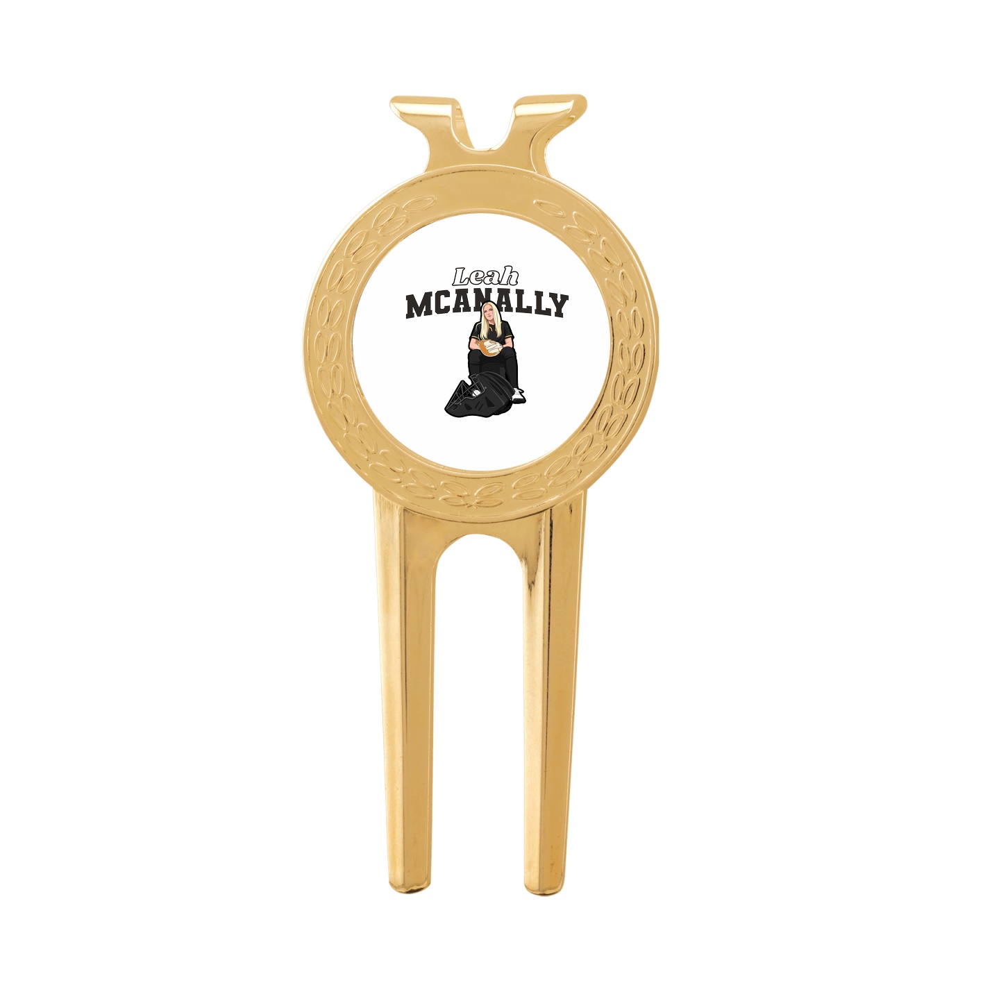 Divot Tool with Ball Marker — Name Arch in Classic