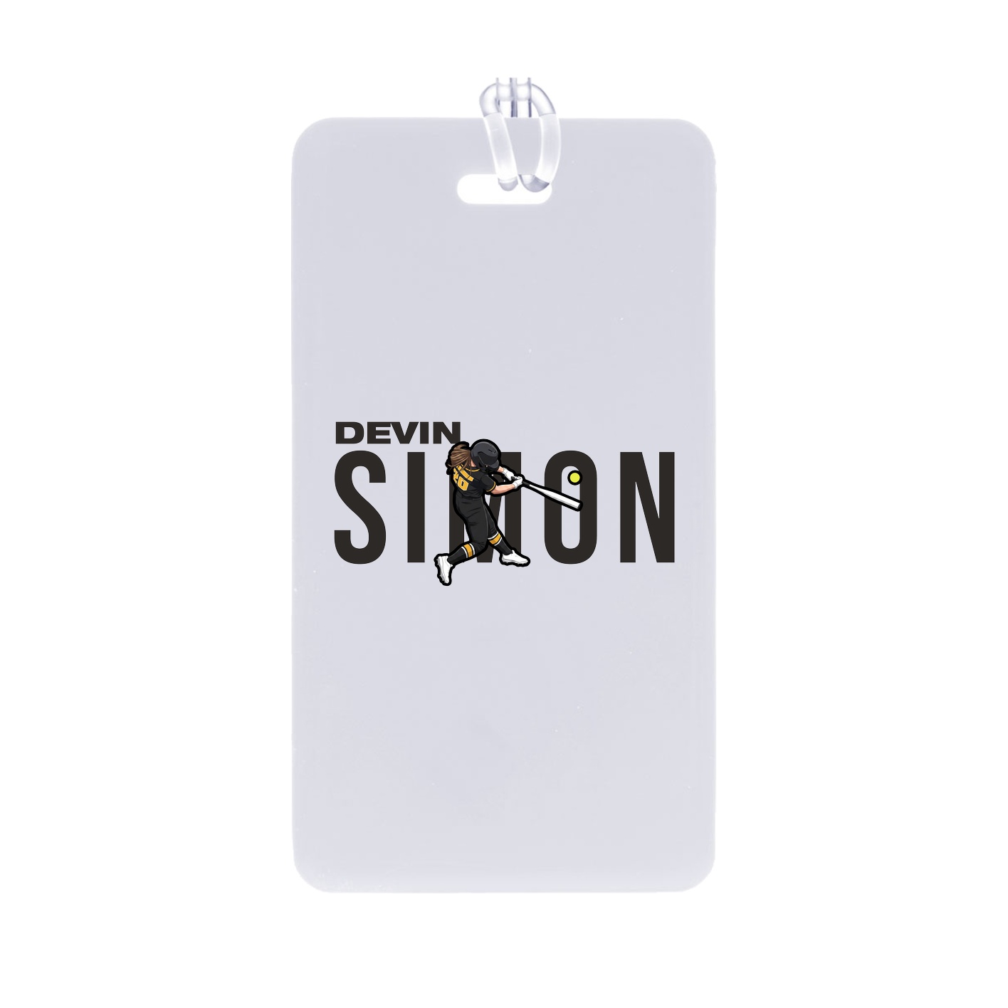 Bag Tag — Player Name in Classic