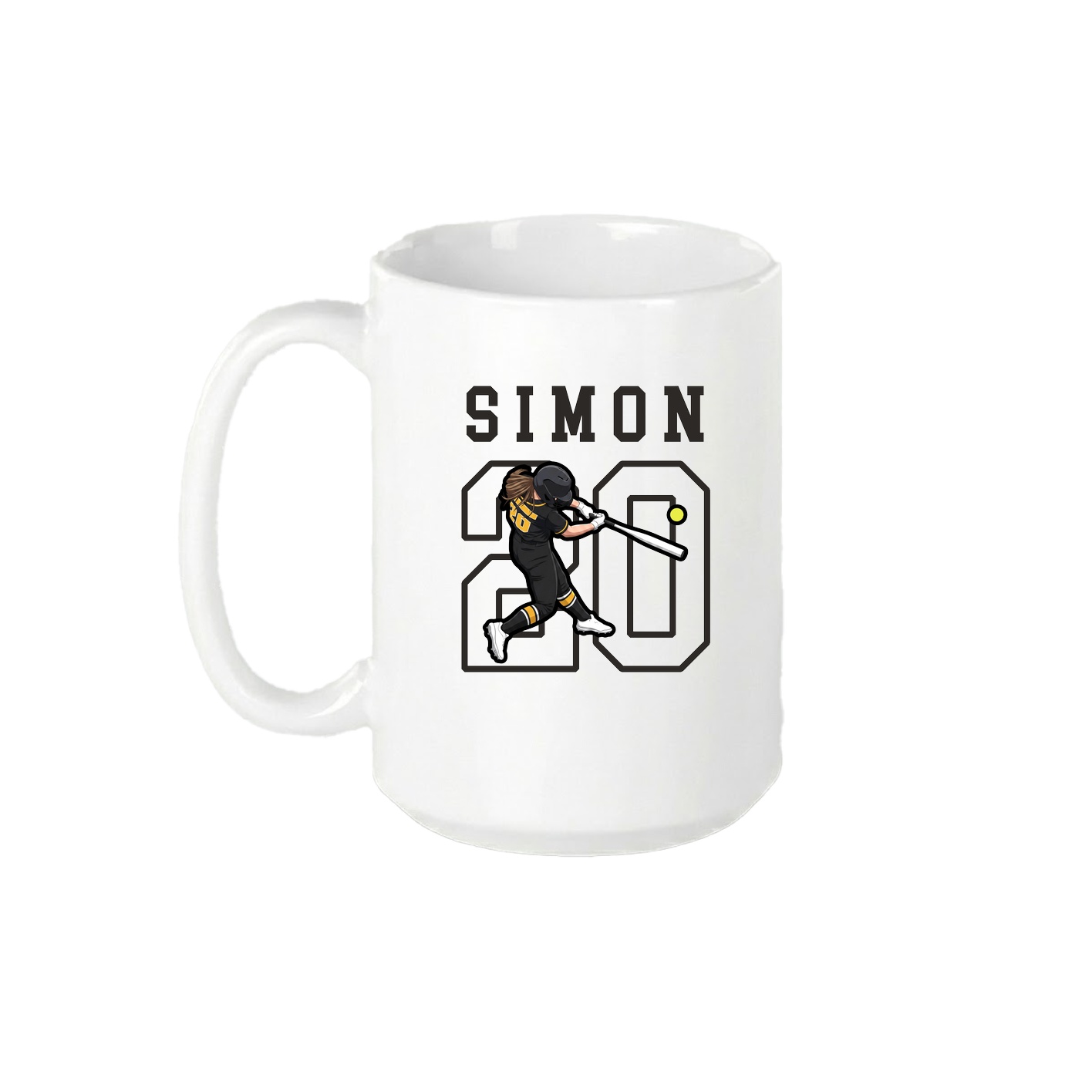 15oz Coffee Mug — Shirsey in White