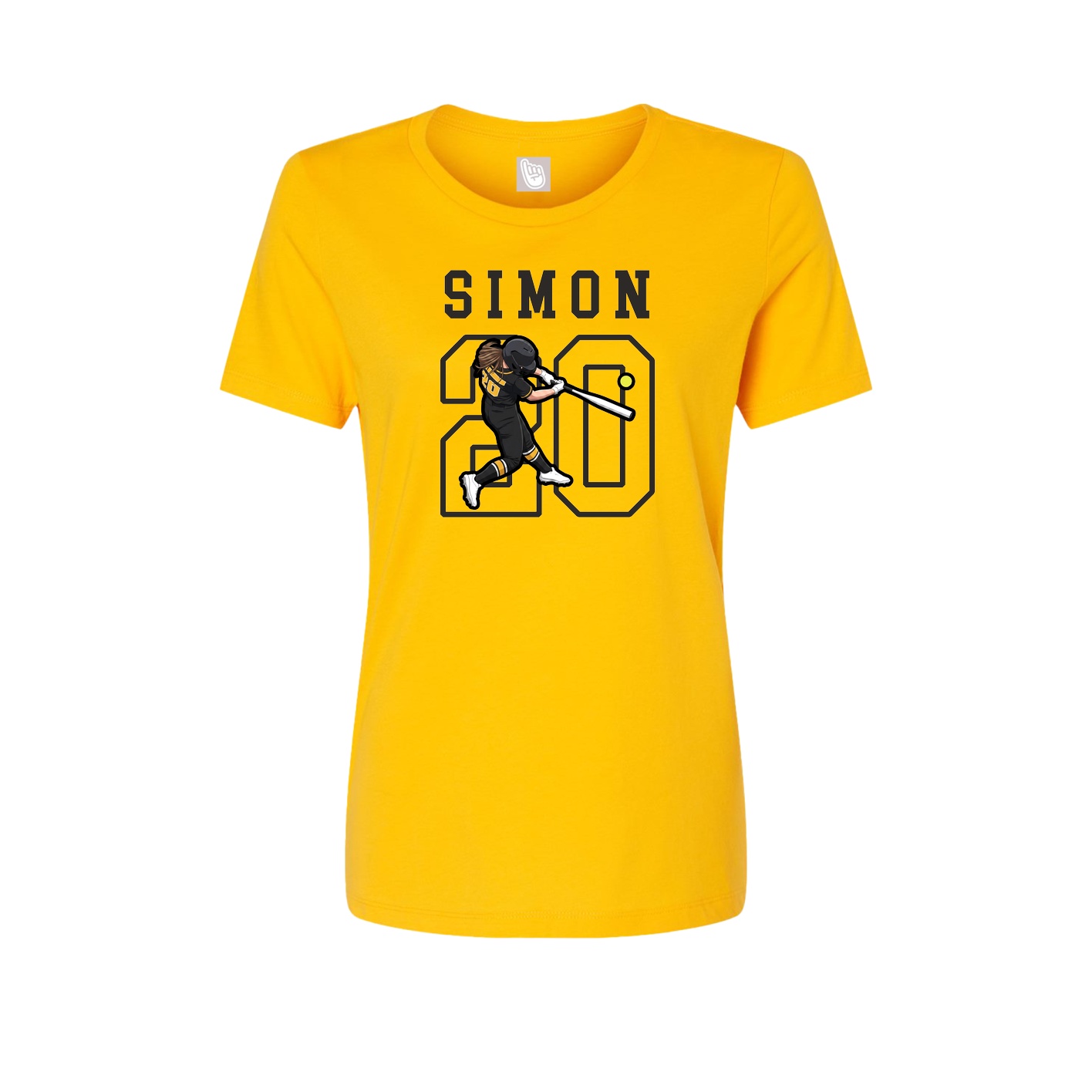 Fitted Women's Tee — Shirsey in Gold