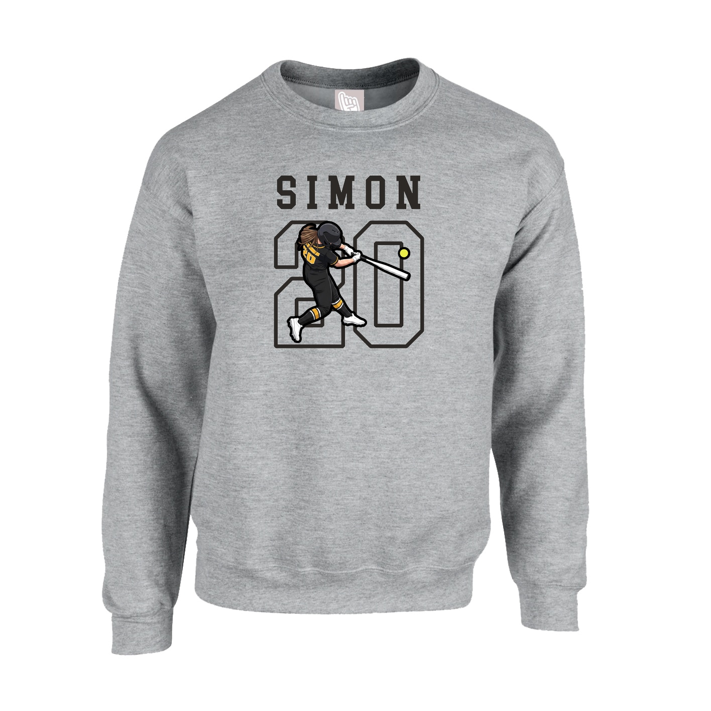 Fleece Crew — Shirsey in Grey