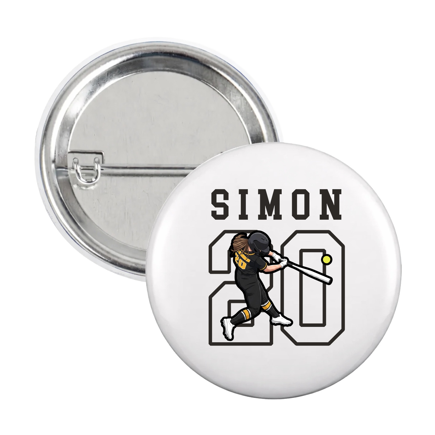 Game Day Button — Shirsey in White